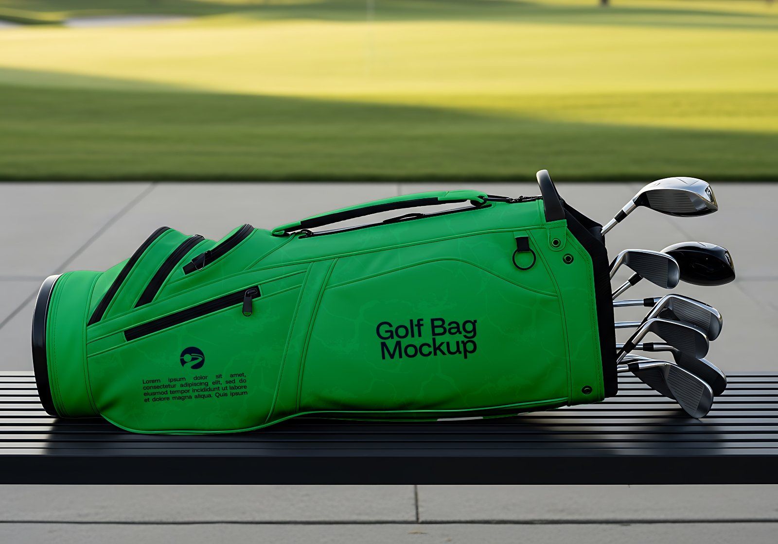 Premium Branding Green Pro Golf Mockup — image 12