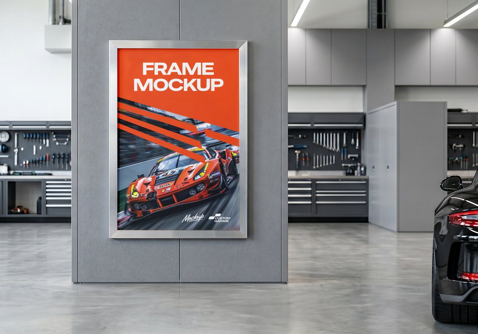 Ultimate Car Modification Shop Branding Mockup Bundle – 15 Premium PSD Scenes for Automotive & Tunin — image 18
