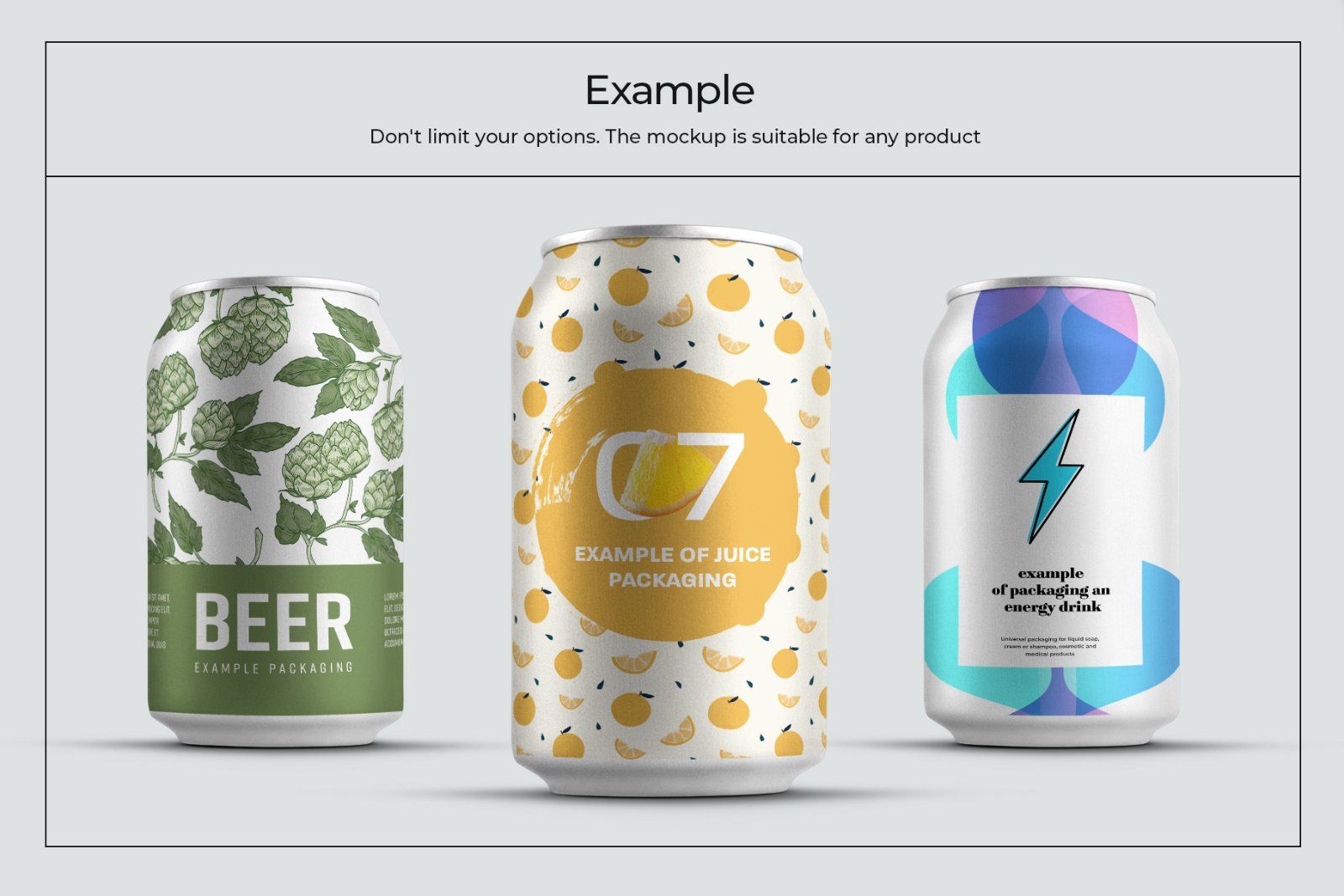 8 Mockups Aluminium Can — image 6