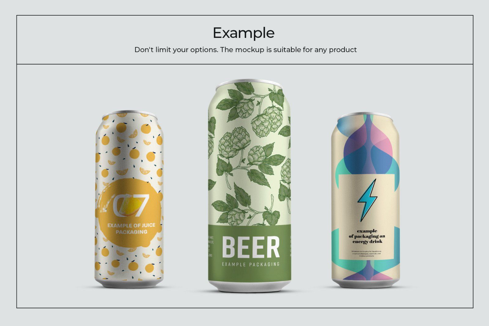 8 Mockups Aluminium Can 500 Ml — image 6