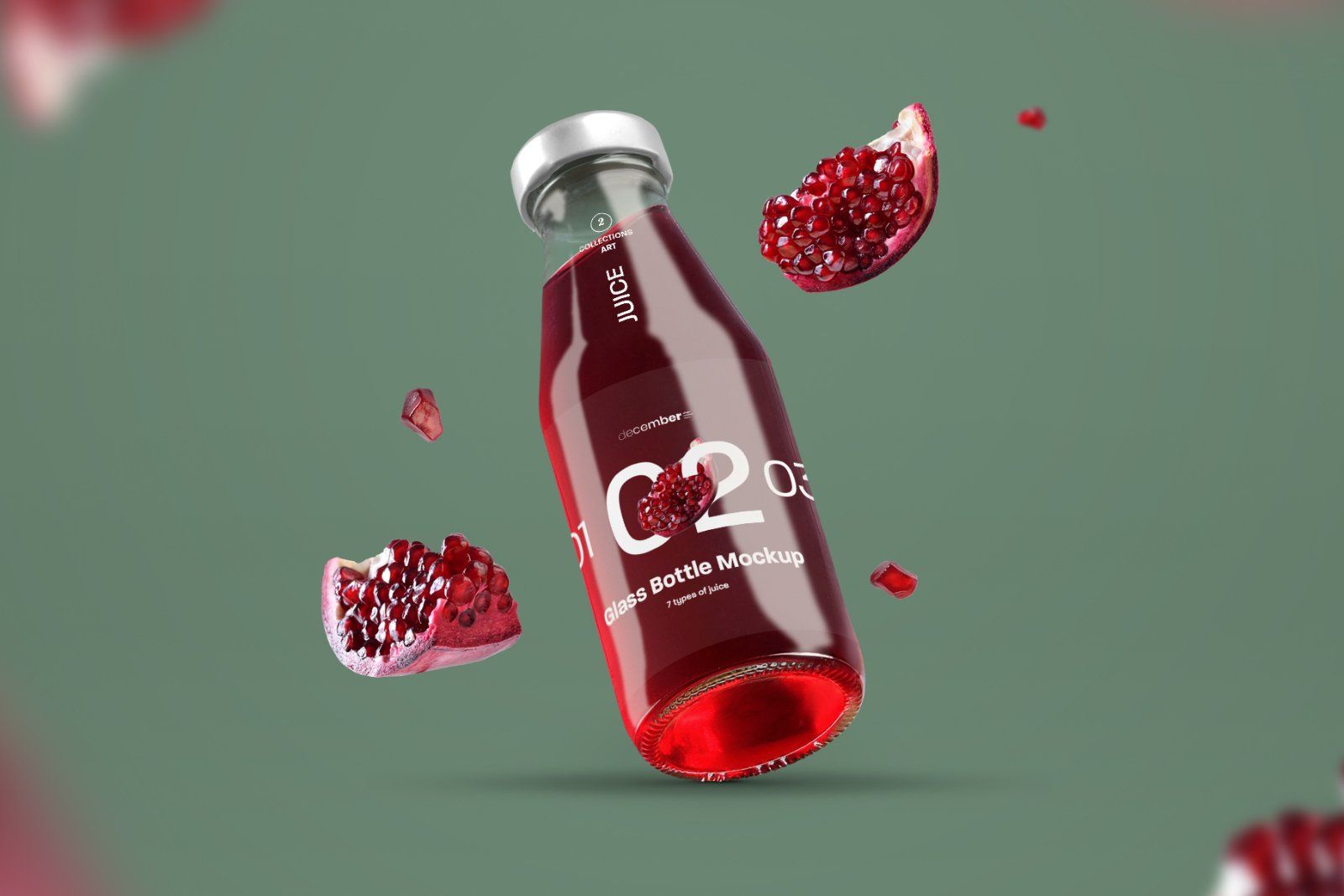 3 Mockup Glass Juice Bottle vol.02 — image 7