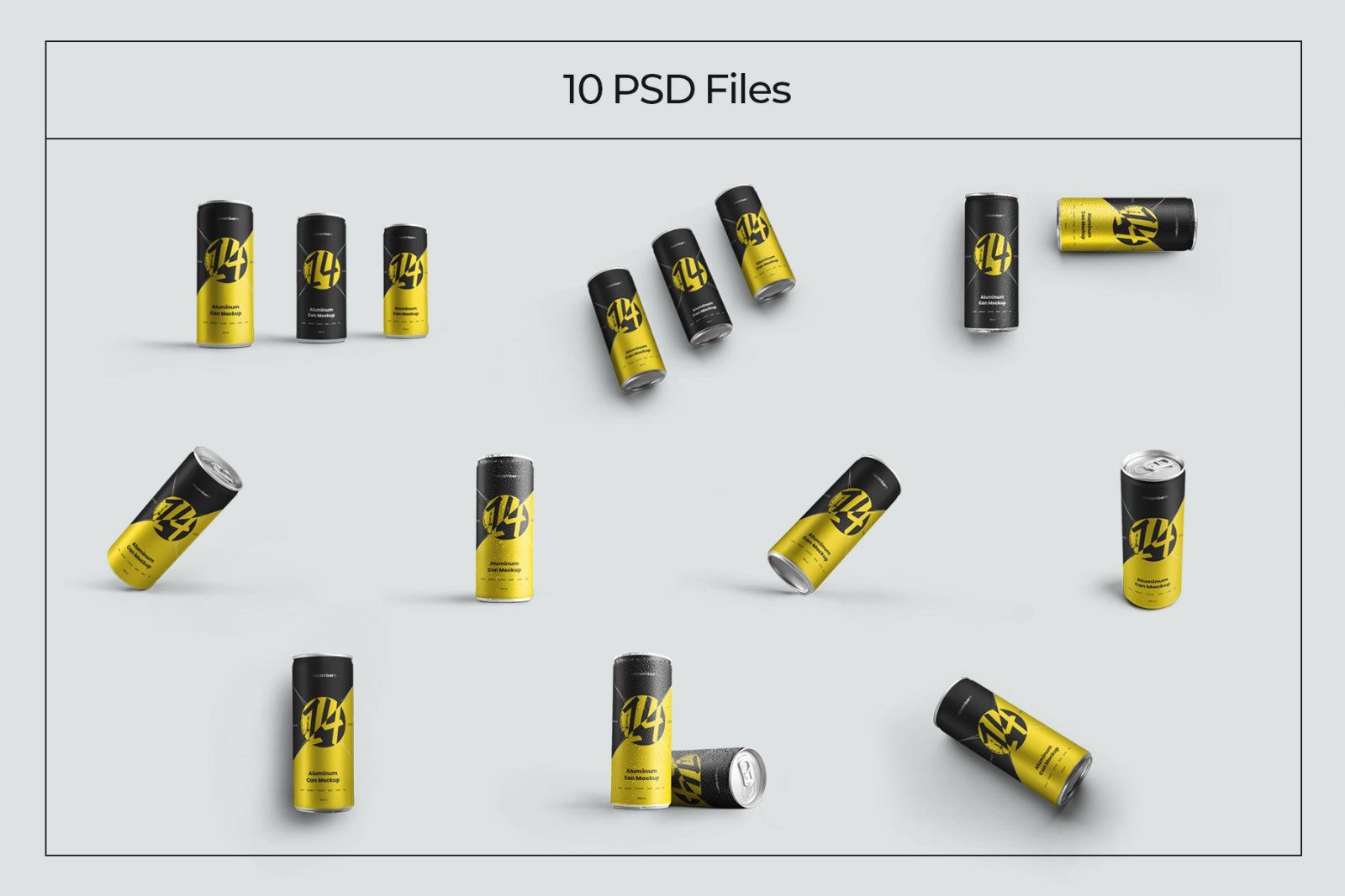 10 Mockups Aluminium Can 250 ml — image 6
