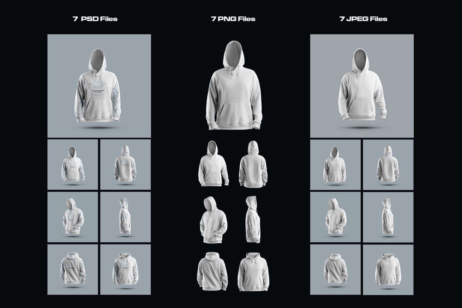 7 Mockups Oversize Hoodie in 3D Style — image 7