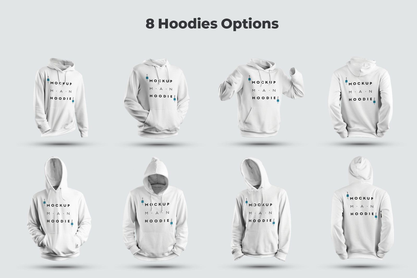 8 3D men mockups hooddie — image 7