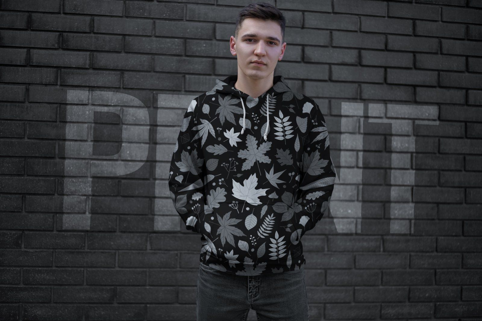 7 Mockups Hoodie on the Man. Urban Style — image 7