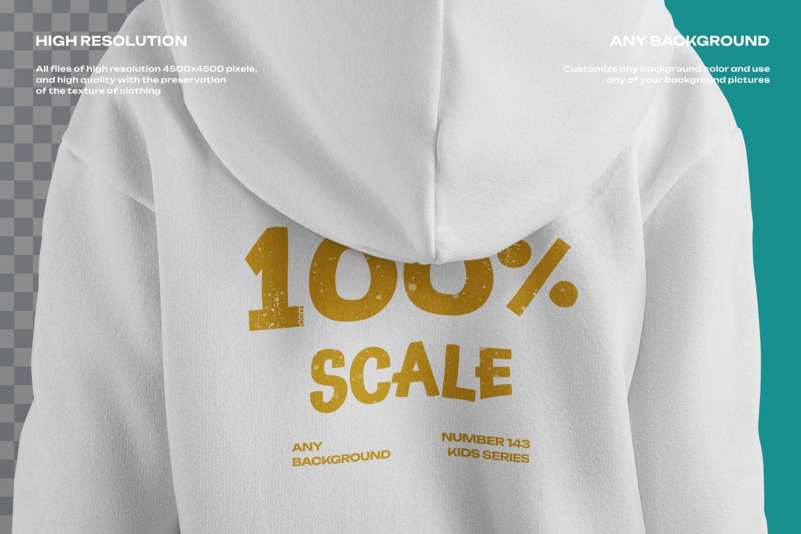 3 Mockups of a Children's Hoodie. vol.01 — image 6