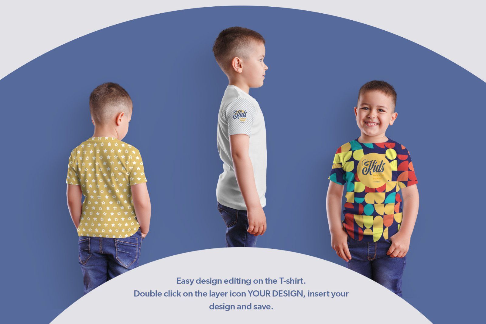 8 Mockups Kids Boy T-shirt — image 7