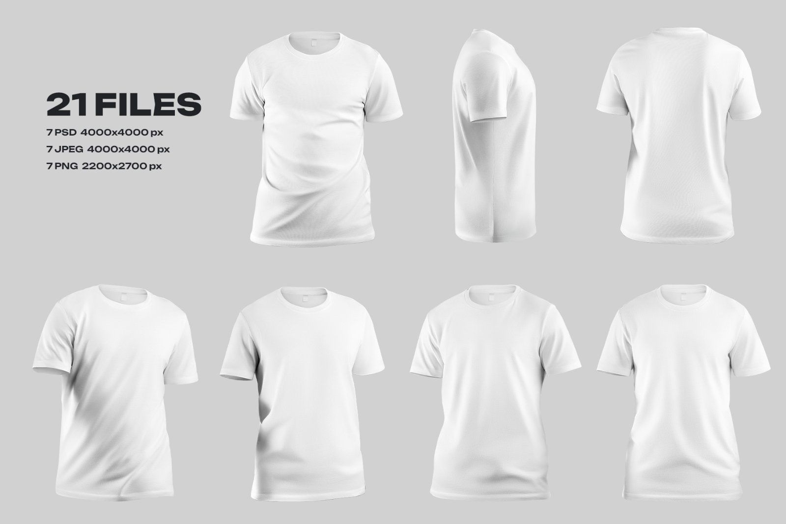 7 Mockups Man T-Shirt — image 8