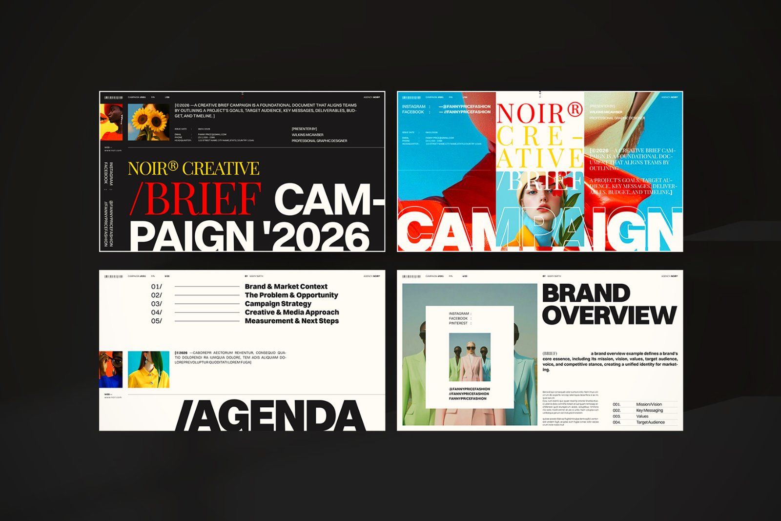 Creative Brief Campaign Presentation Template — image 9