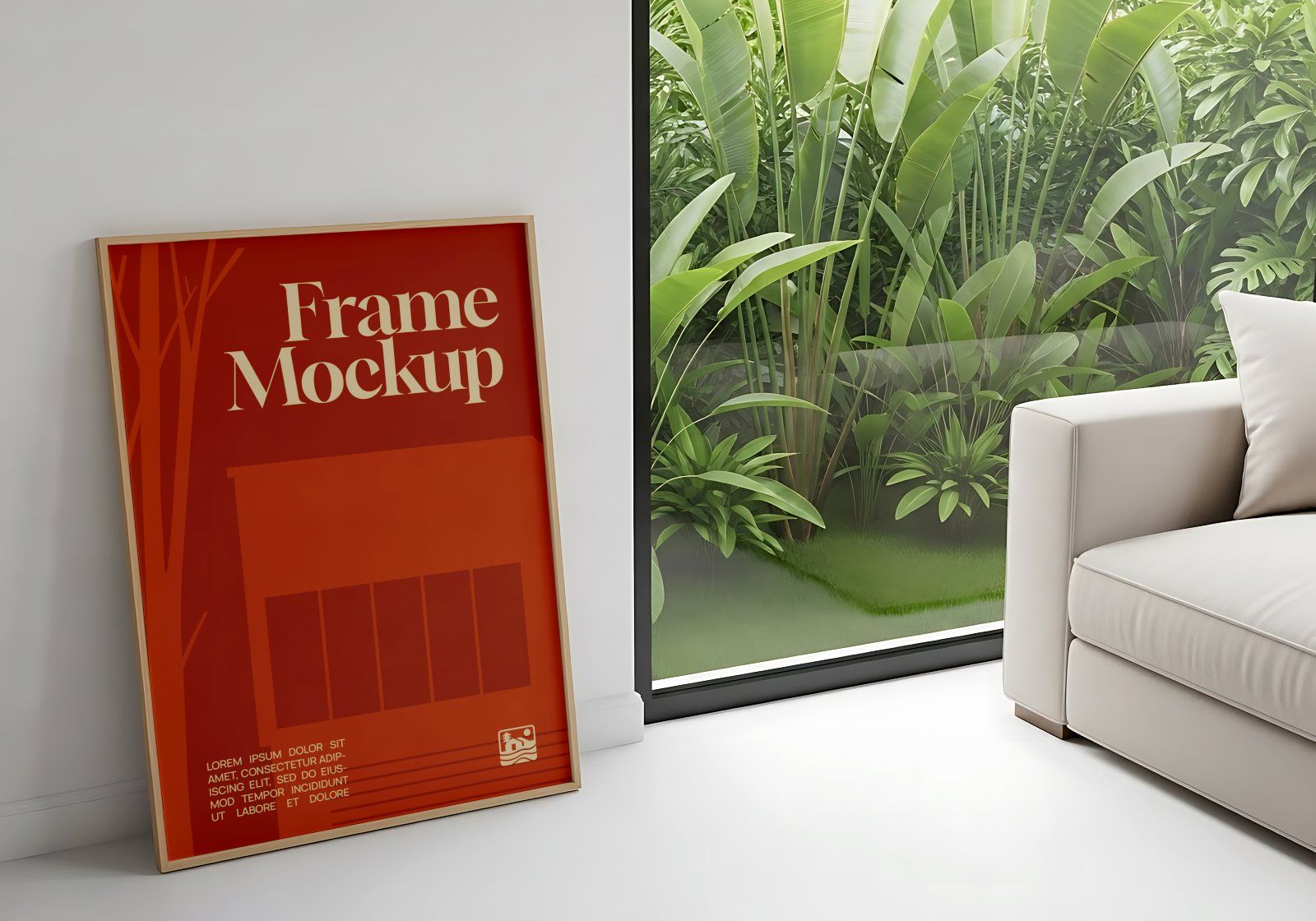 Premium Branding Villa Aesthetic Mockup — image 4