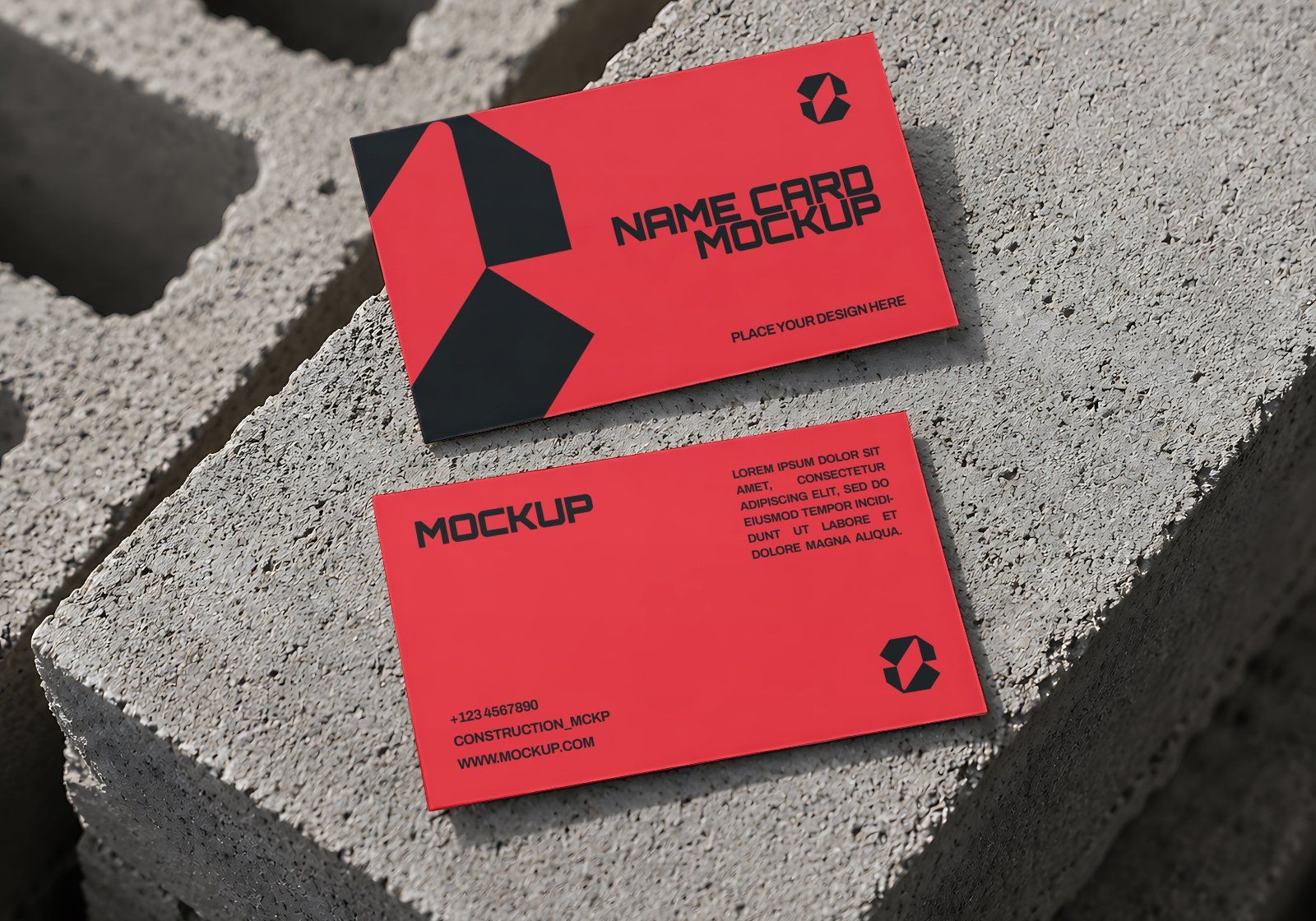 Premium Branding Red Constractor Mockup — image 8