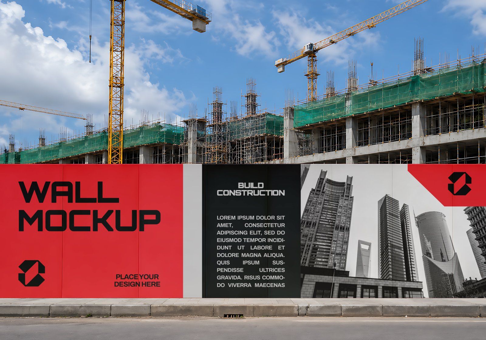 Premium Branding Red Constractor Mockup — image 12