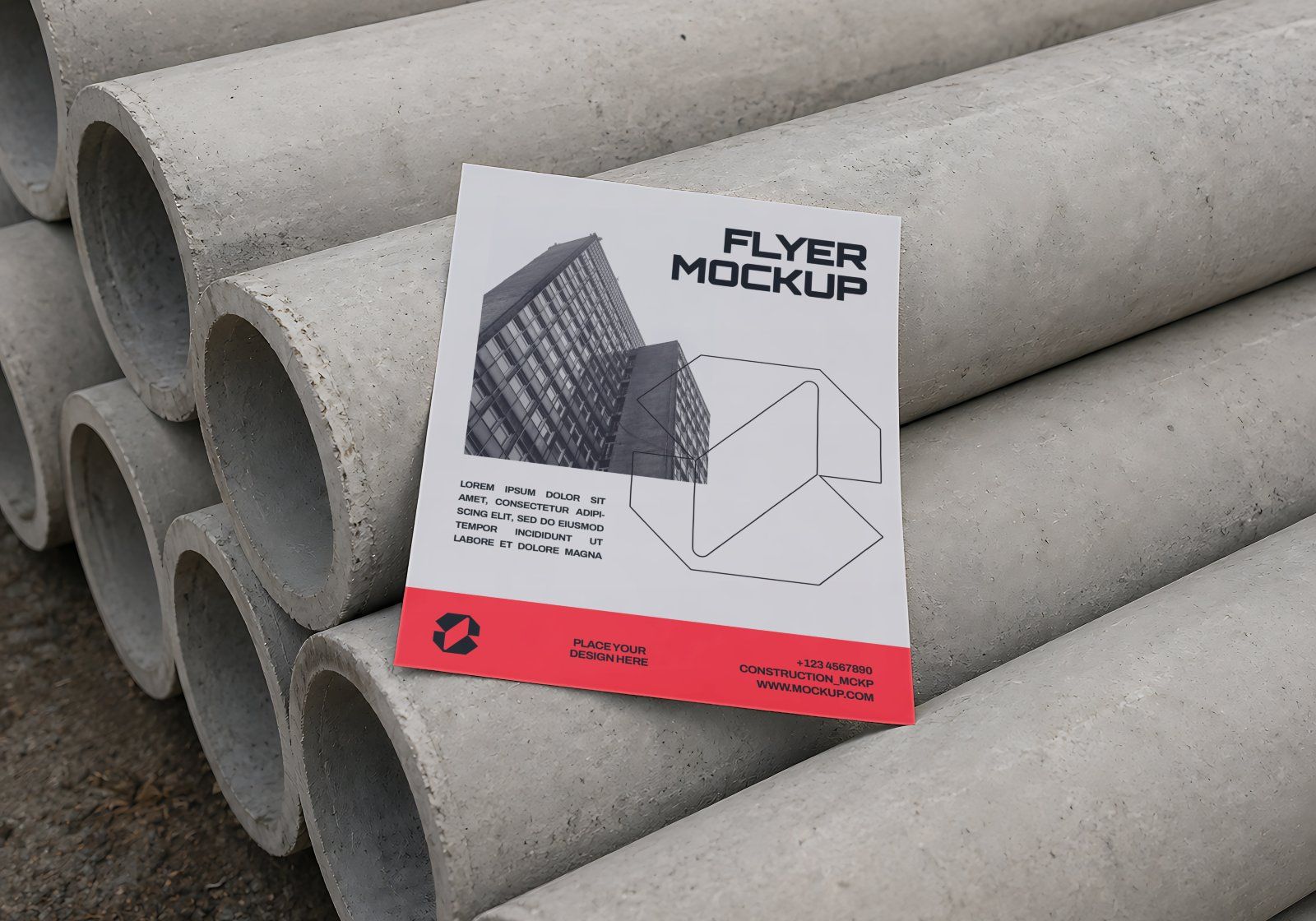 Premium Branding Red Constractor Mockup — image 13