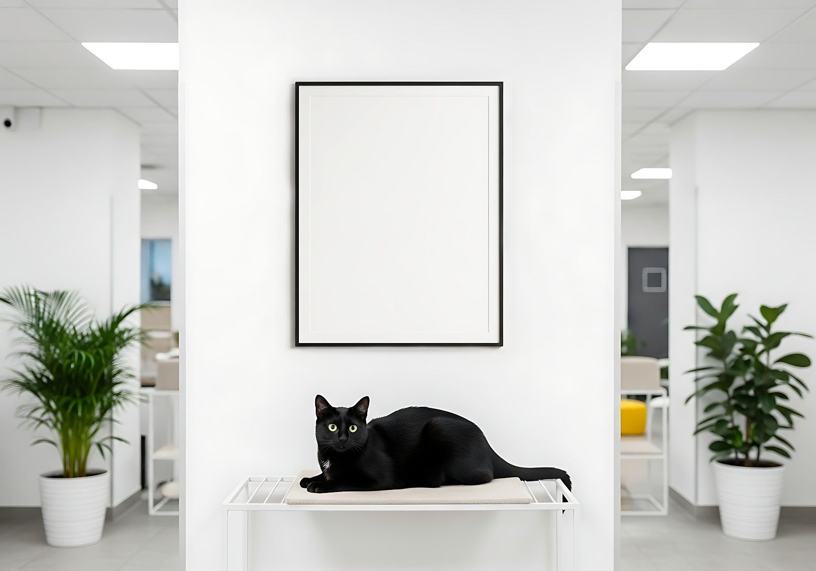 Pet Hotel Frame Mockup – Realistic PSD Template for Wall Art & Branding — image 2