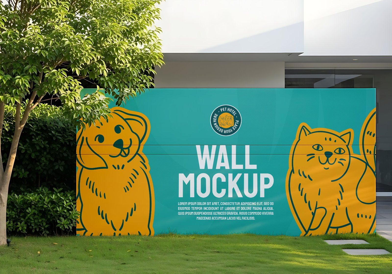 Pet Hotel Mockup Bundle – 15 PSD Templates for Animal Care & Veterinary Branding — image 10