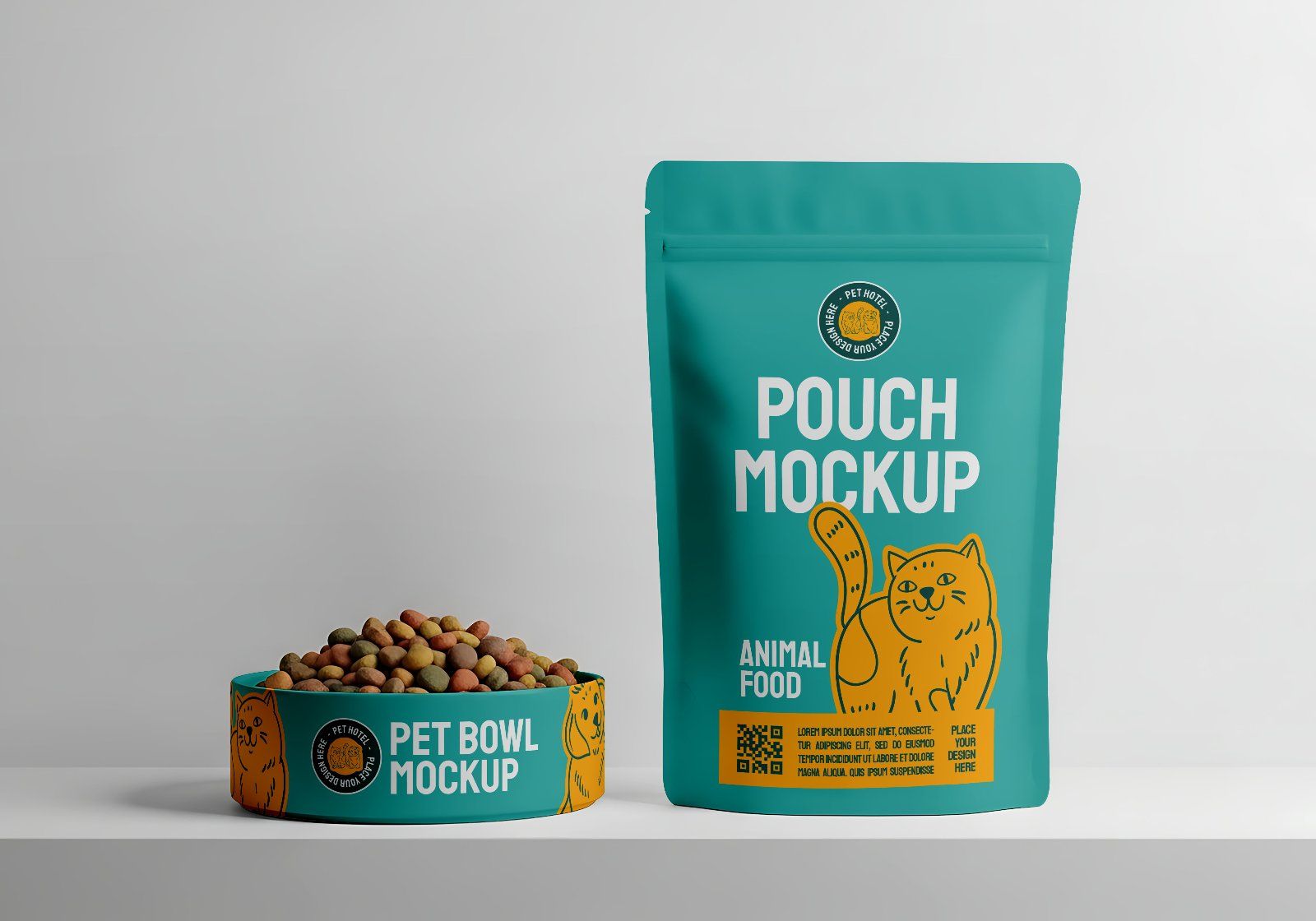Pet Hotel Mockup Bundle – 15 PSD Templates for Animal Care & Veterinary Branding — image 6
