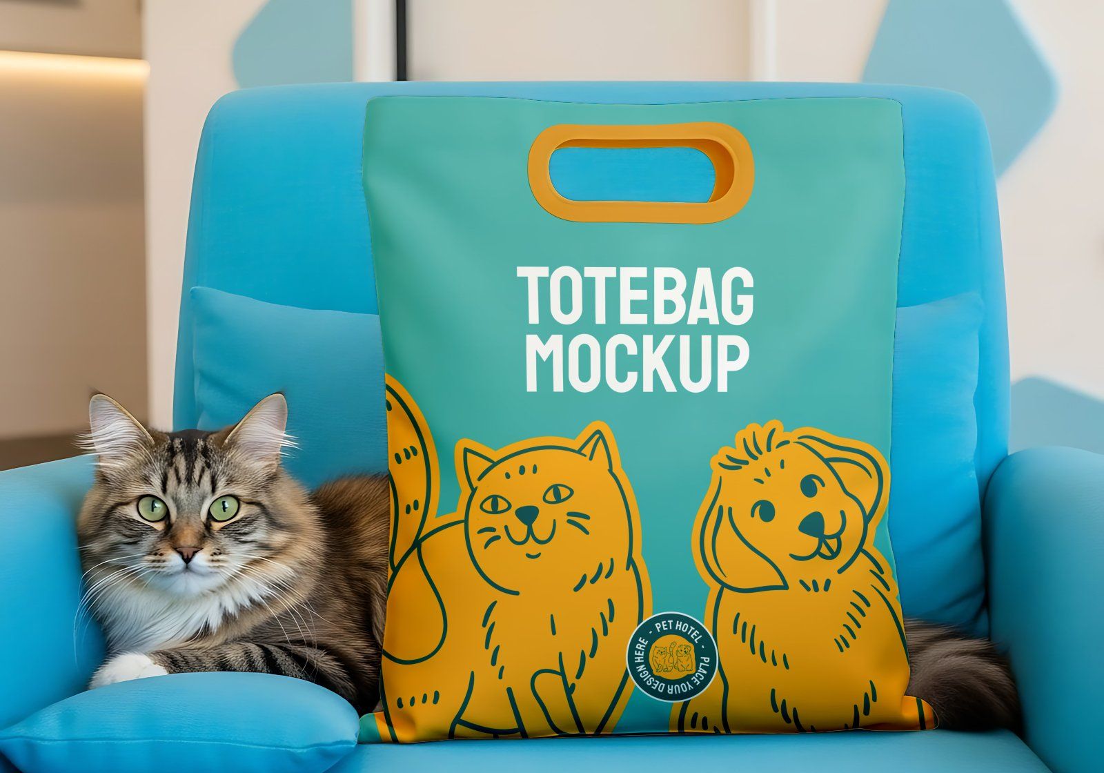 Pet Hotel Mockup Bundle – 15 PSD Templates for Animal Care & Veterinary Branding — image 4
