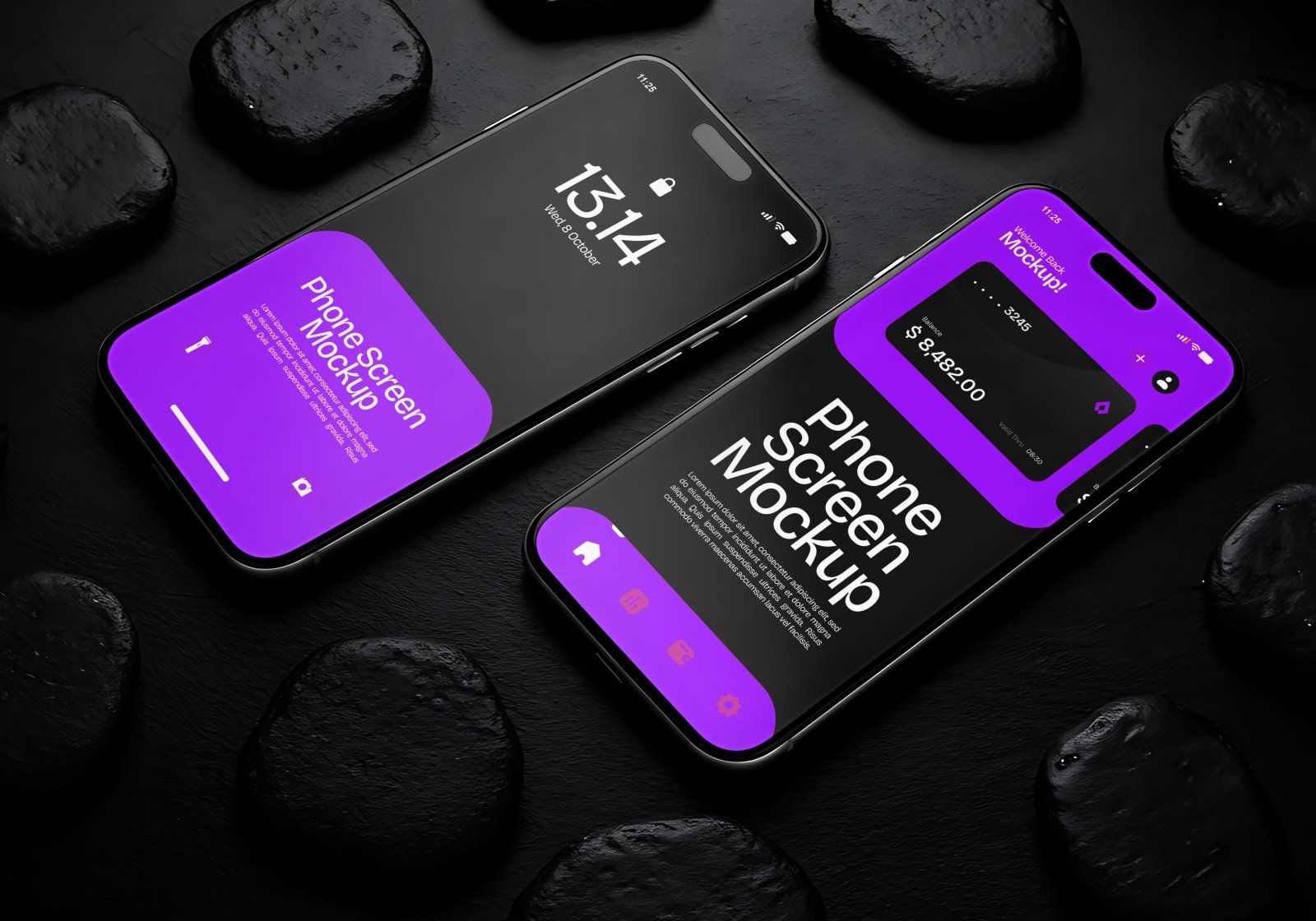 Stone Devices Mockup Bundle – 20 PSD Templates for Tech & UI Presentation Design — image 11