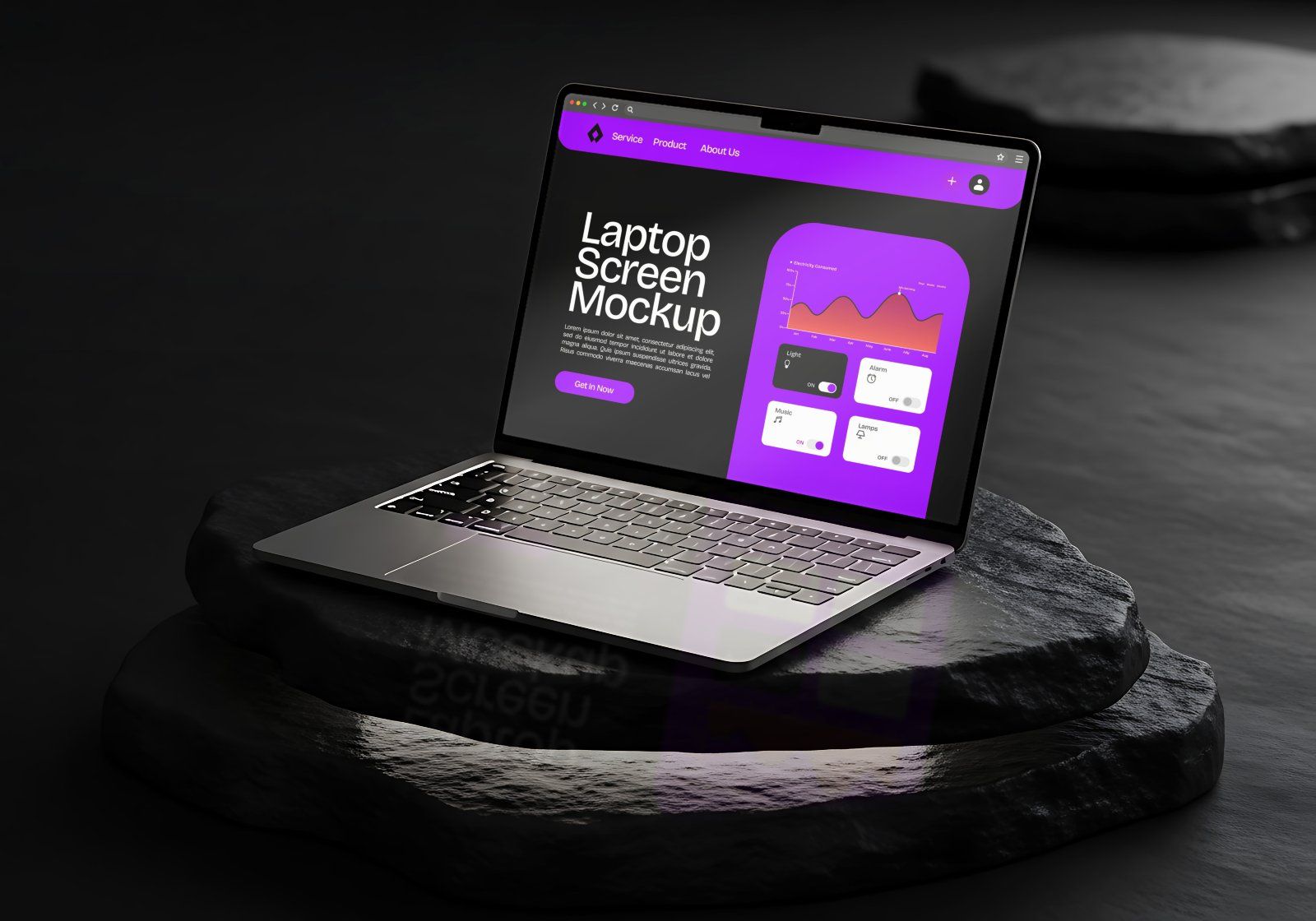 Stone Devices Mockup Bundle – 20 PSD Templates for Tech & UI Presentation Design — image 10