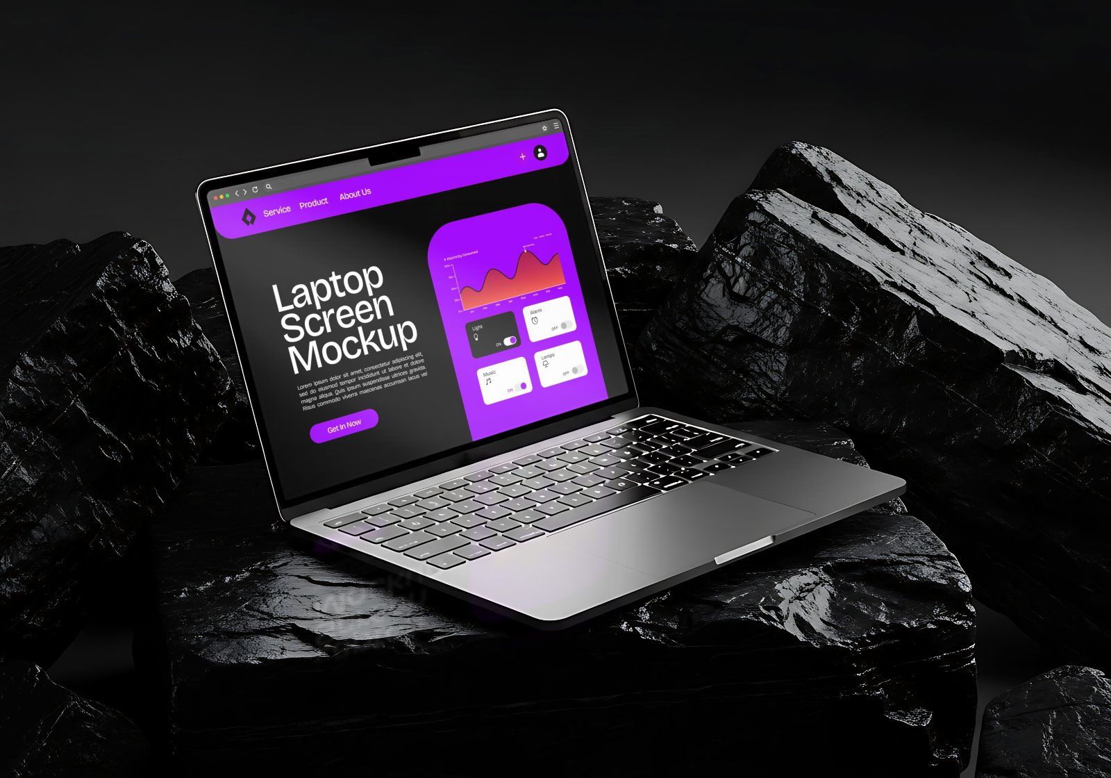 Stone Devices Mockup Bundle – 20 PSD Templates for Tech & UI Presentation Design — image 9