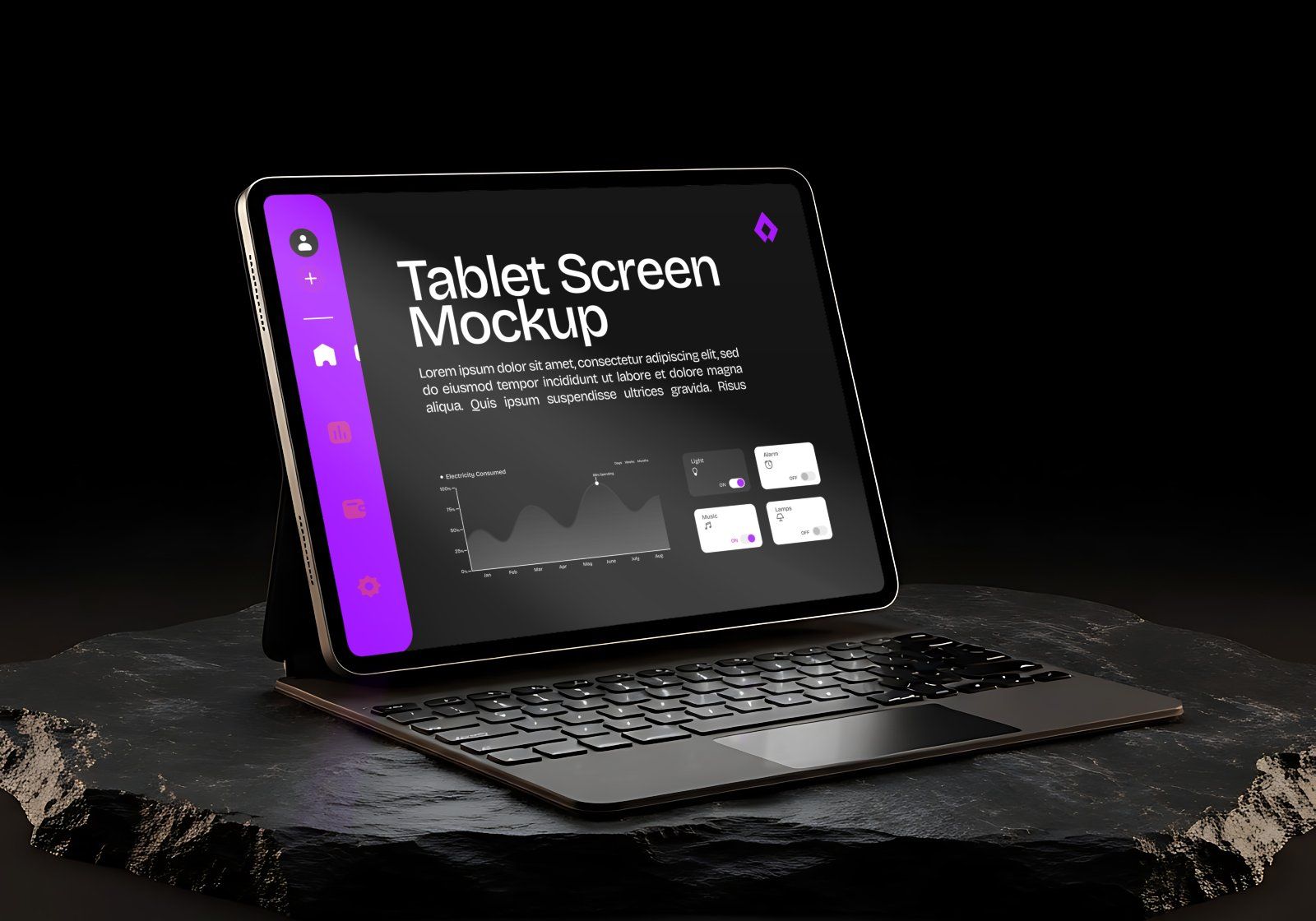 Stone Devices Mockup Bundle – 20 PSD Templates for Tech & UI Presentation Design — image 5