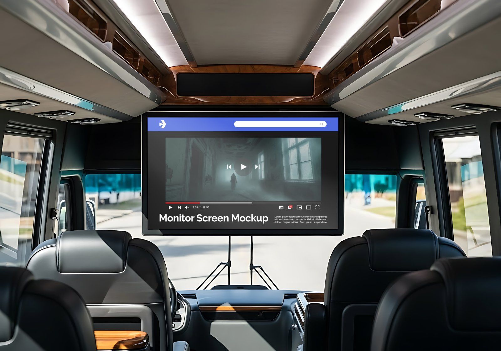 Premium Branding Bus Transportation Mockup — image 2