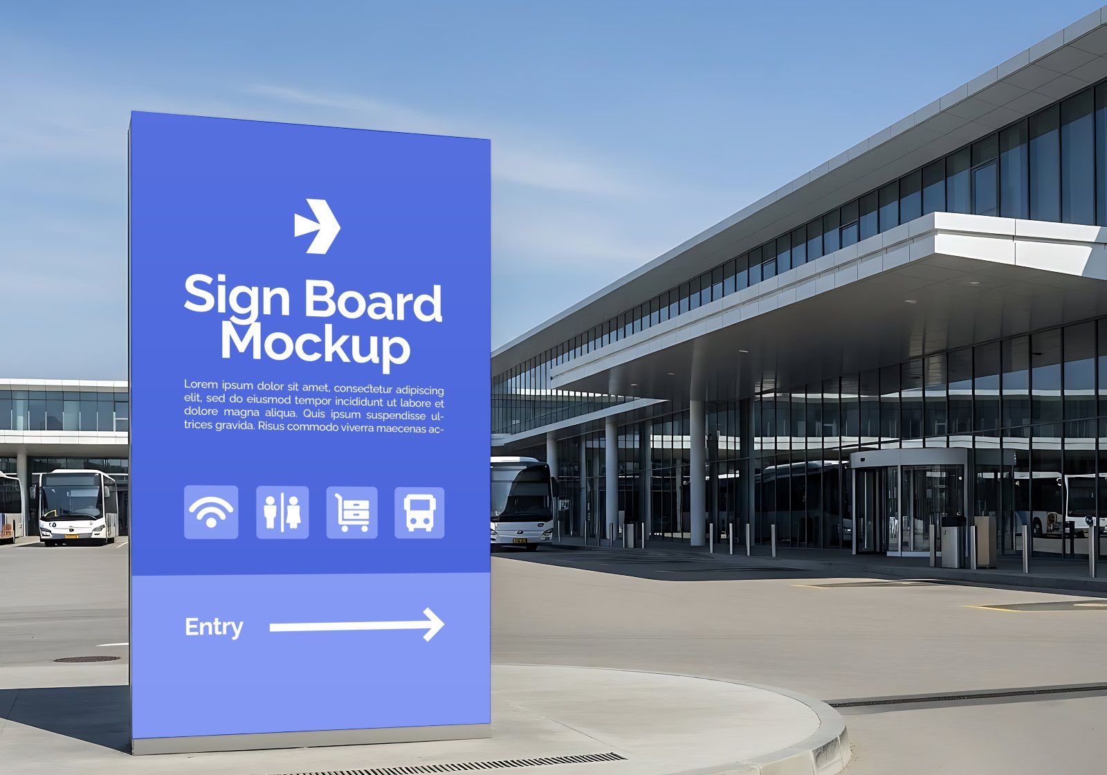 Premium Branding Bus Transportation Mockup — image 3