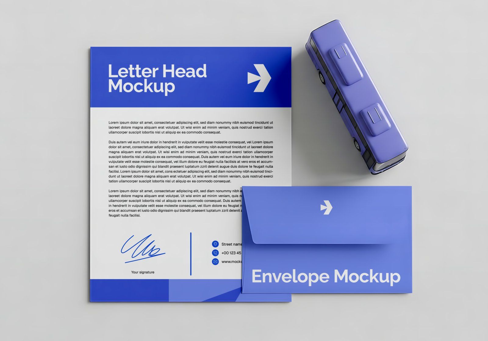 Premium Branding Bus Transportation Mockup — image 4