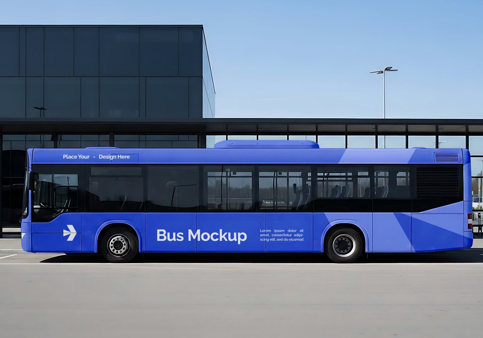 Premium Branding Bus Transportation Mockup — image 8
