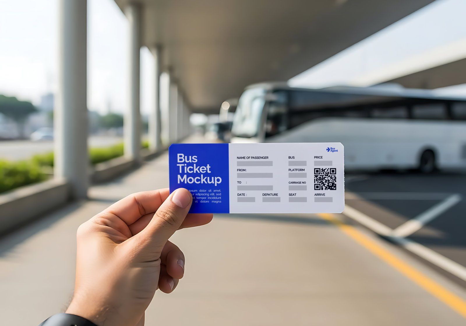 Premium Branding Bus Transportation Mockup — image 9