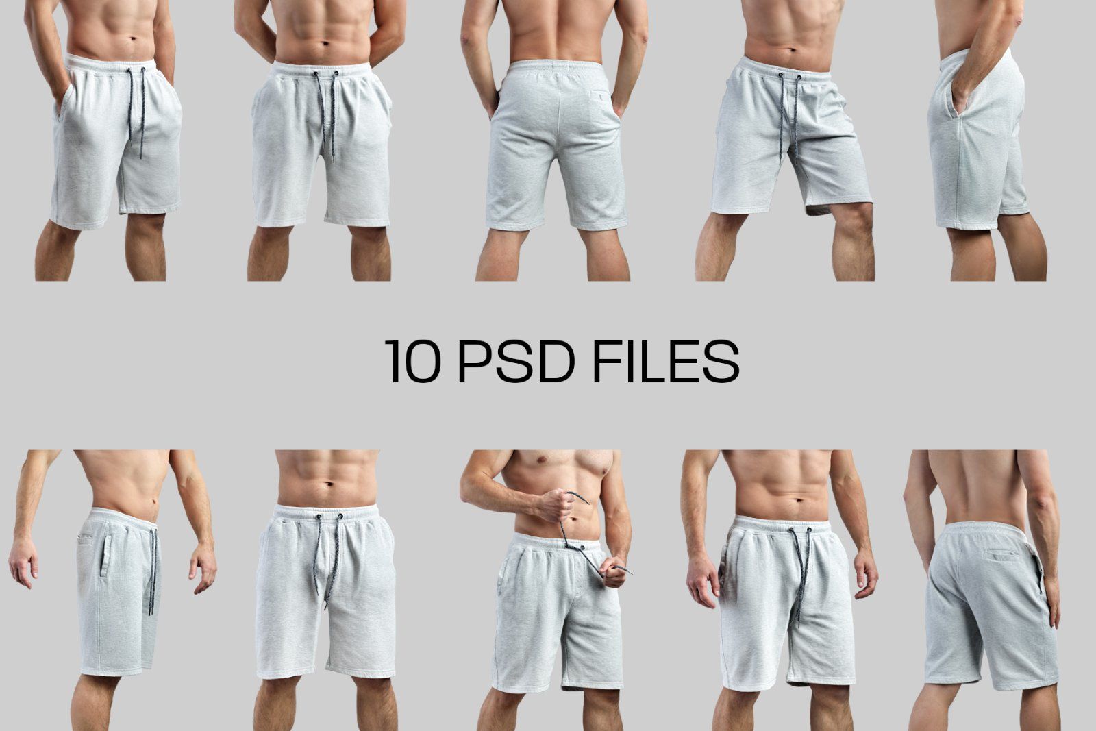 10 Mockups Athletic Shorts Man — image 8