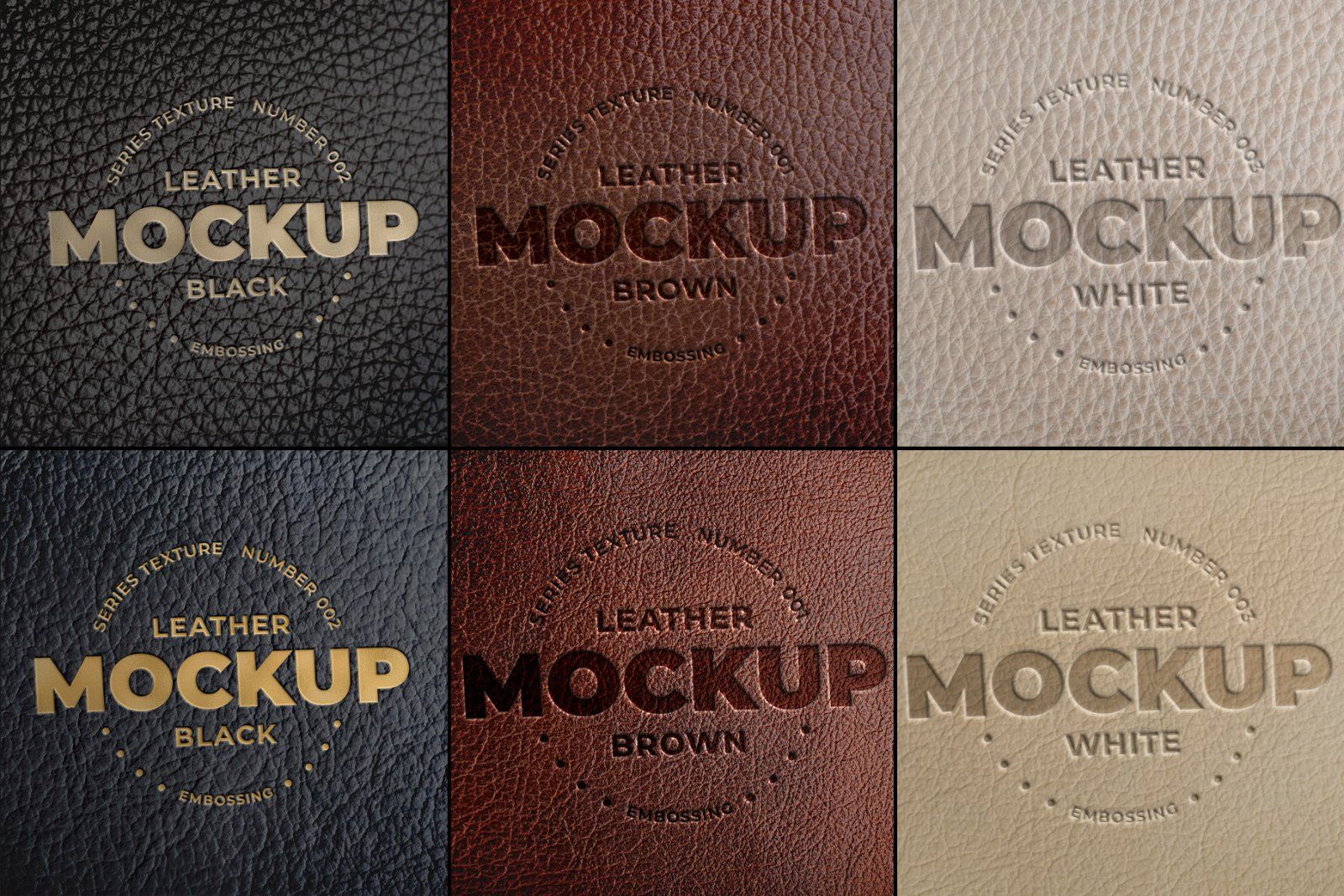 6 Embossing Logo Mockup Leather — image 8