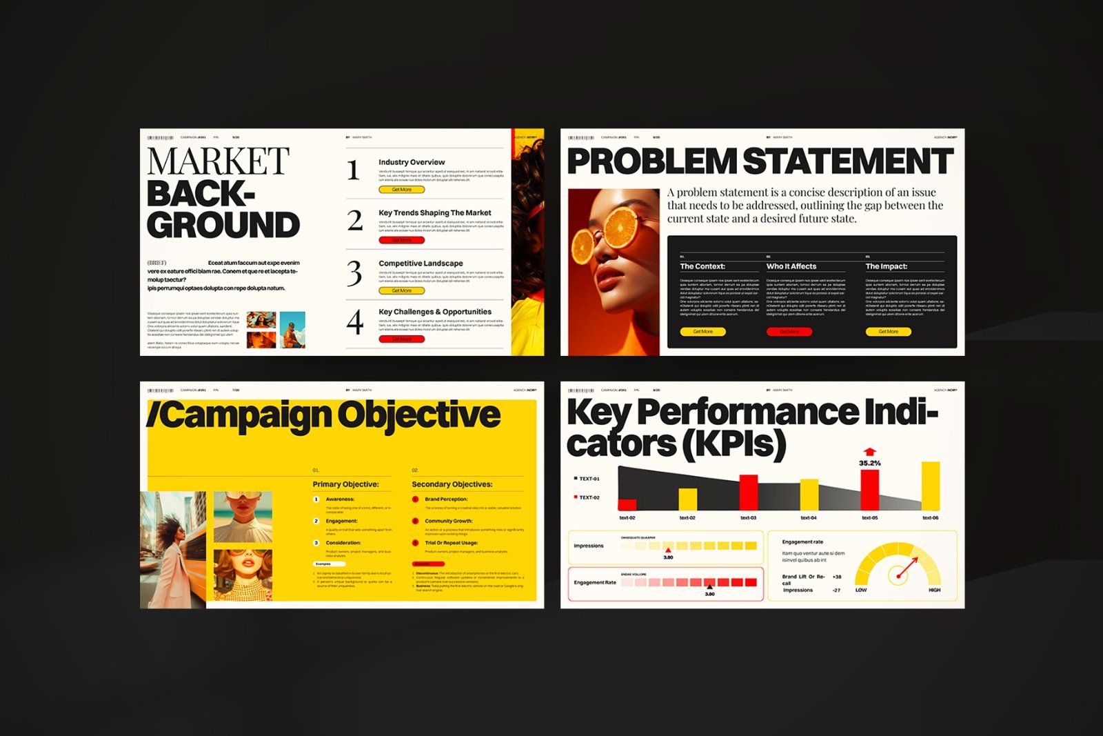 Creative Brief Campaign Presentation Template — image 10