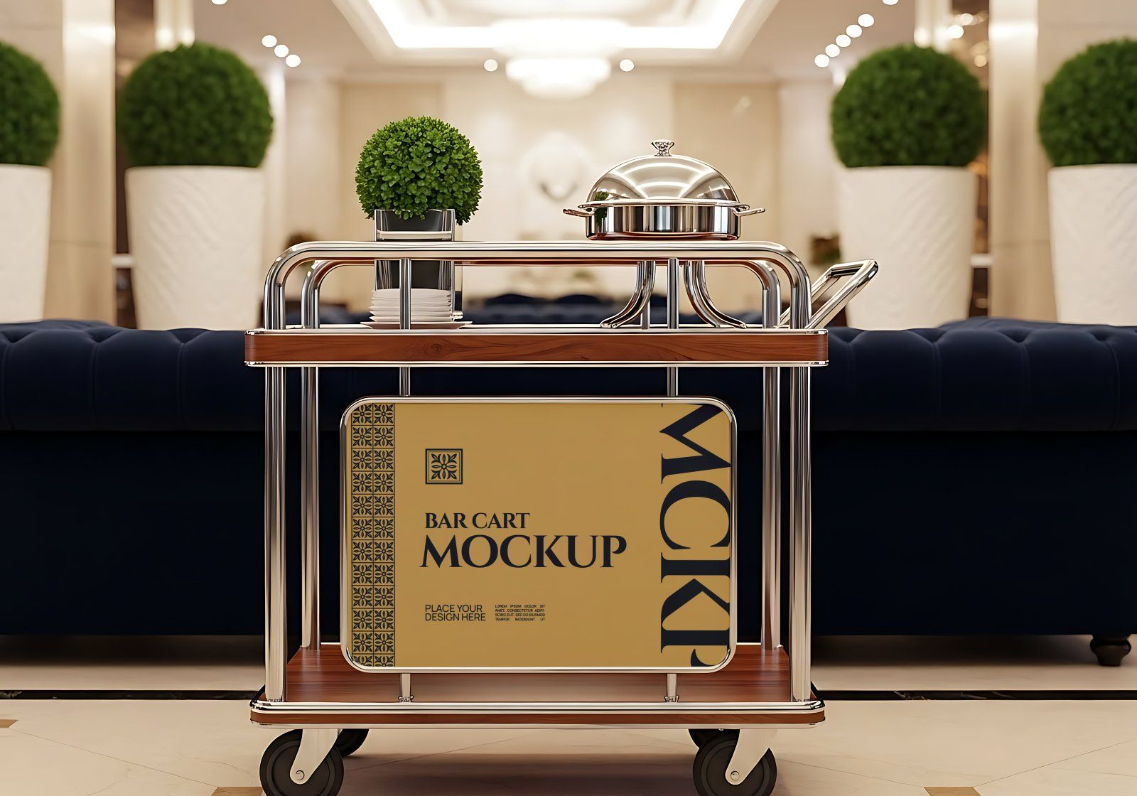 Premium Branding Blue Hotel Mockup V2 — image 2