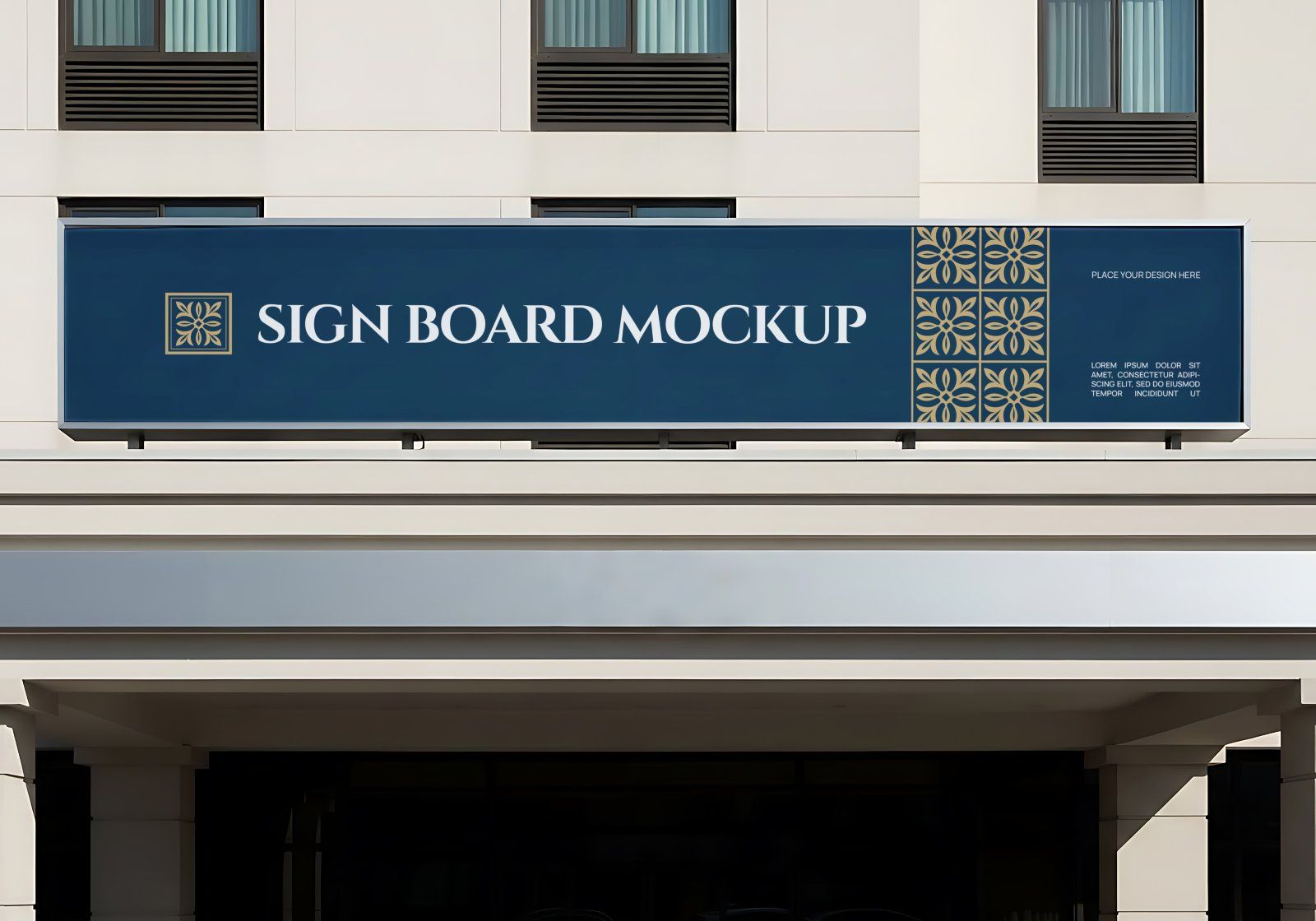 Premium Branding Blue Hotel Mockup V2 — image 7