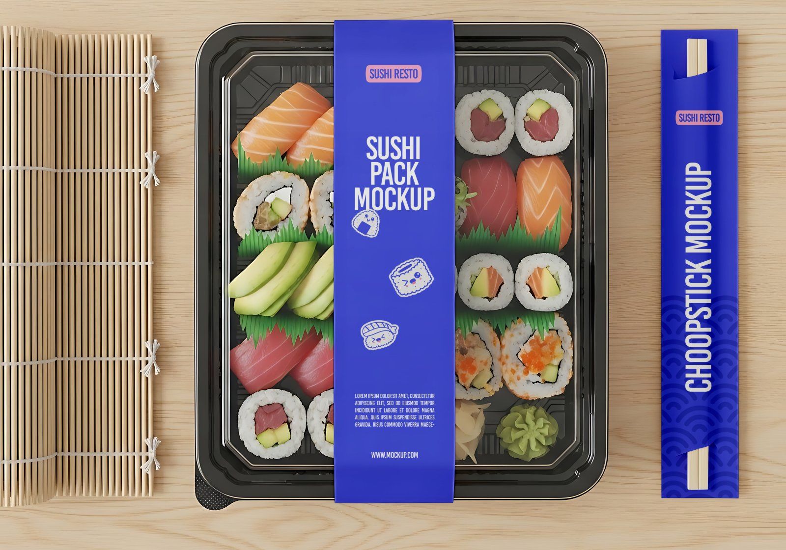 15 Premium Sushi Restaurant Bundle PSD Set for Japanese Restaurant — image 12