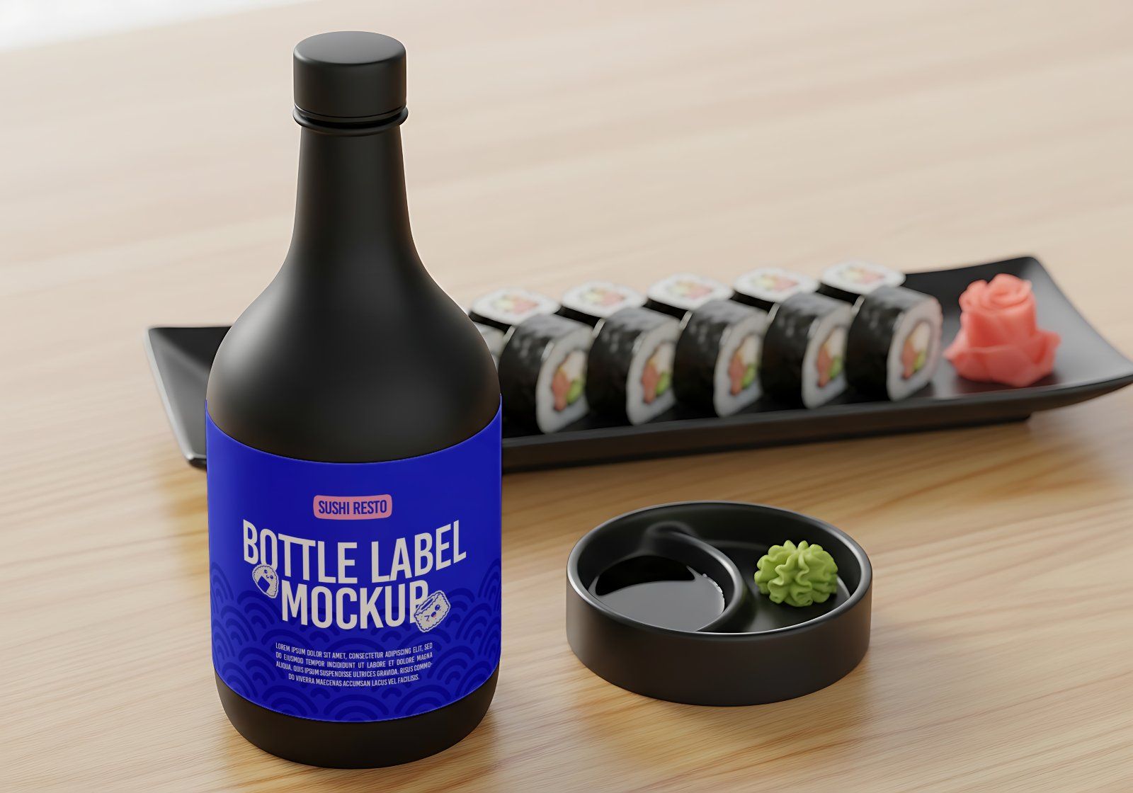 15 Premium Sushi Restaurant Bundle PSD Set for Japanese Restaurant — image 10