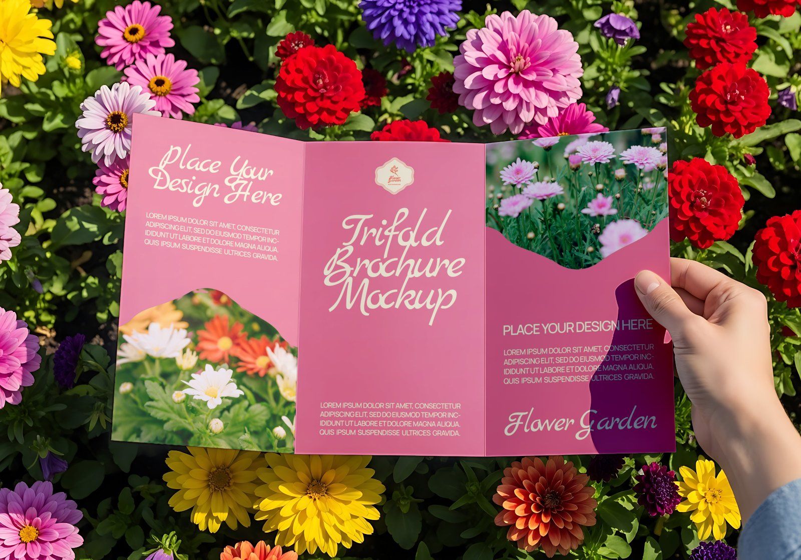 Premium Flower Garden Mockup Bundle PSD – Outdoor Branding & Floral Lifestyle Scenes — image 14