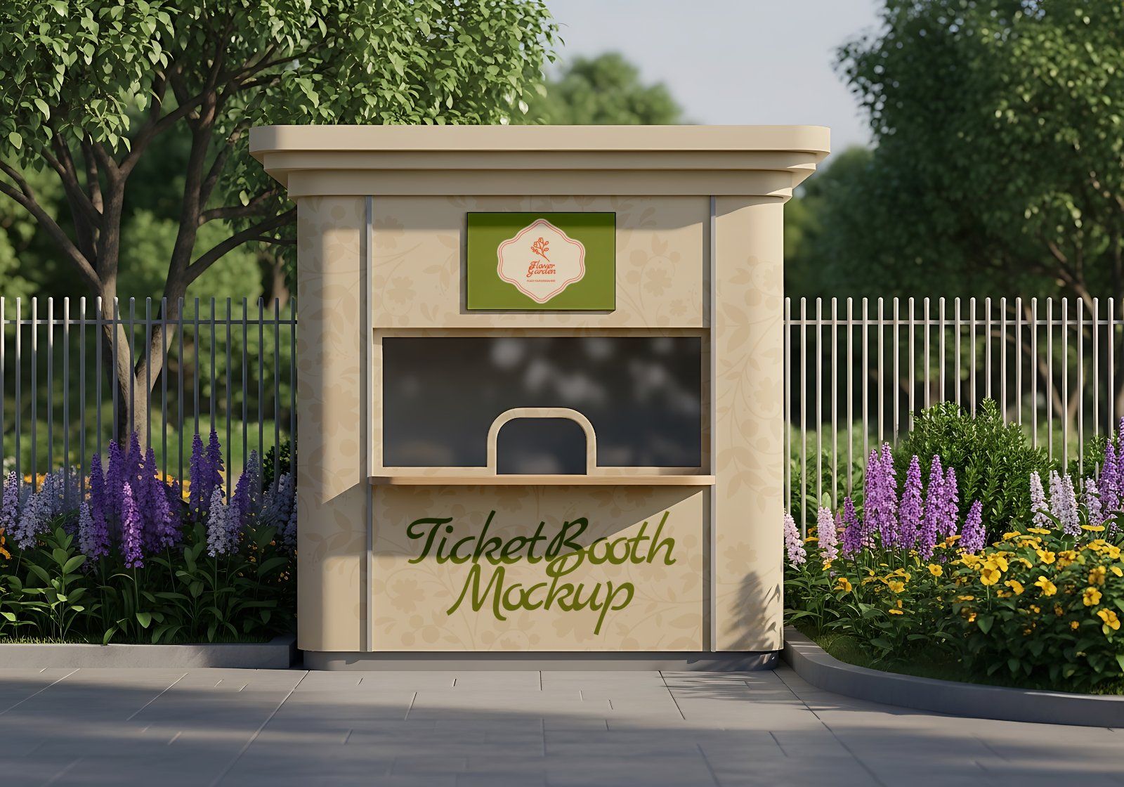 Premium Flower Garden Mockup Bundle PSD – Outdoor Branding & Floral Lifestyle Scenes — image 11
