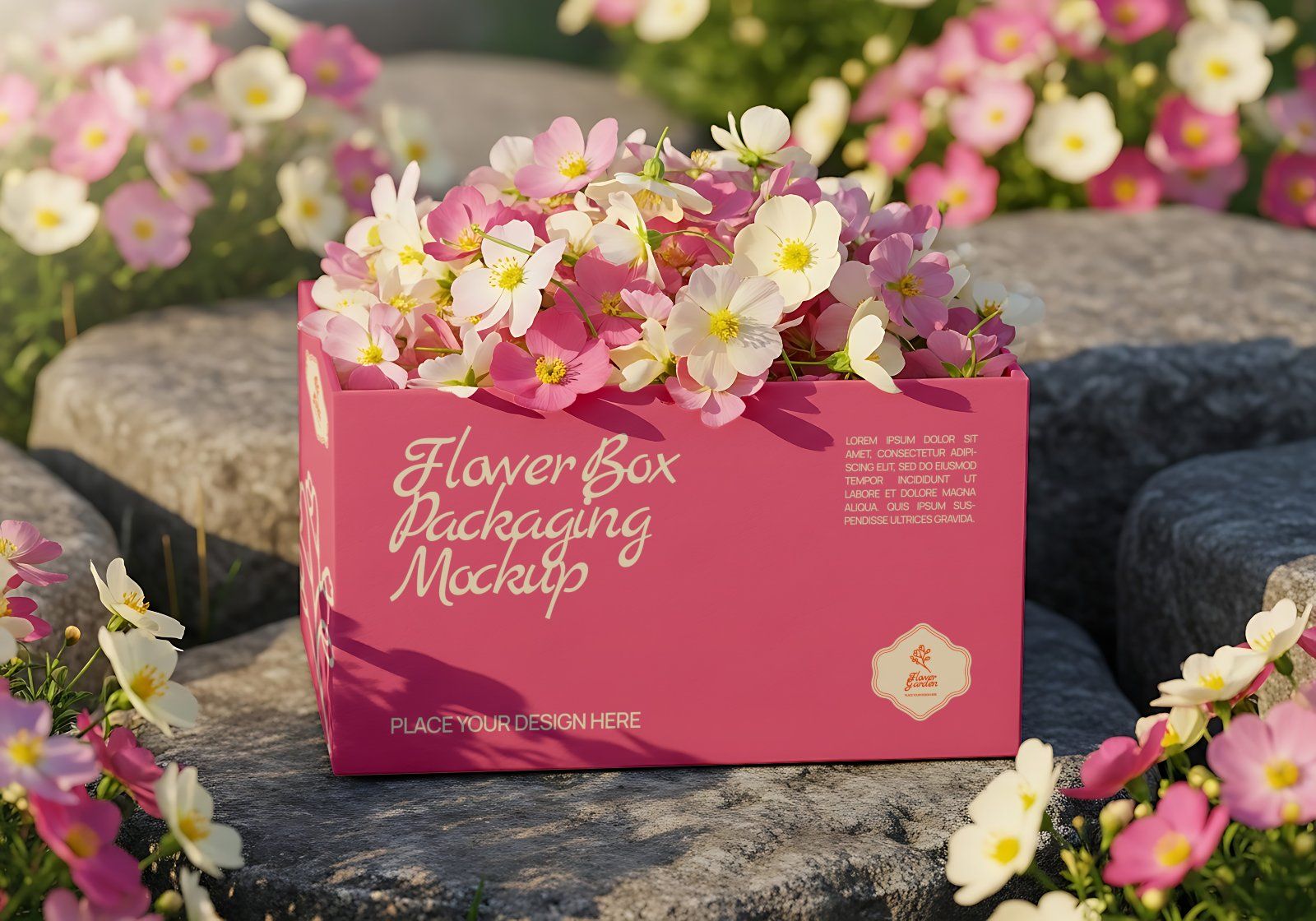 Premium Flower Garden Mockup Bundle PSD – Outdoor Branding & Floral Lifestyle Scenes — image 8
