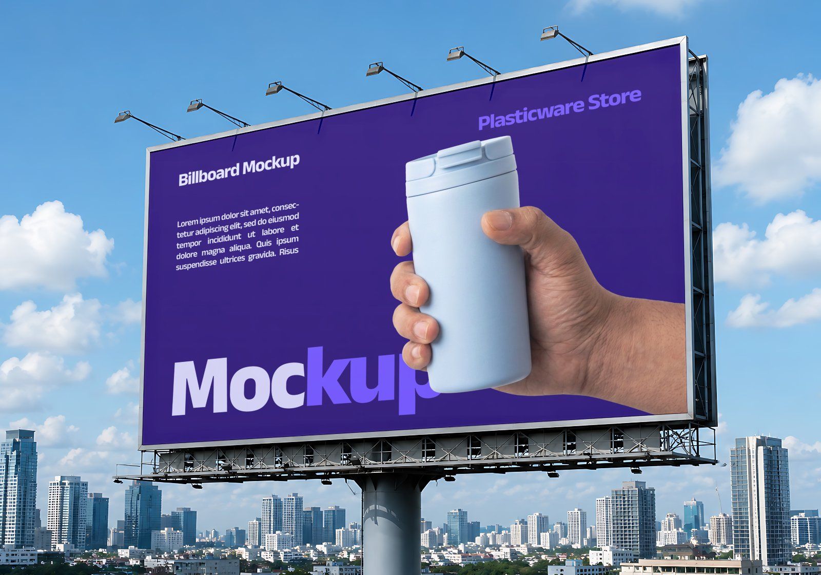 Premium Branding Plasticware Store Mockup — image 12