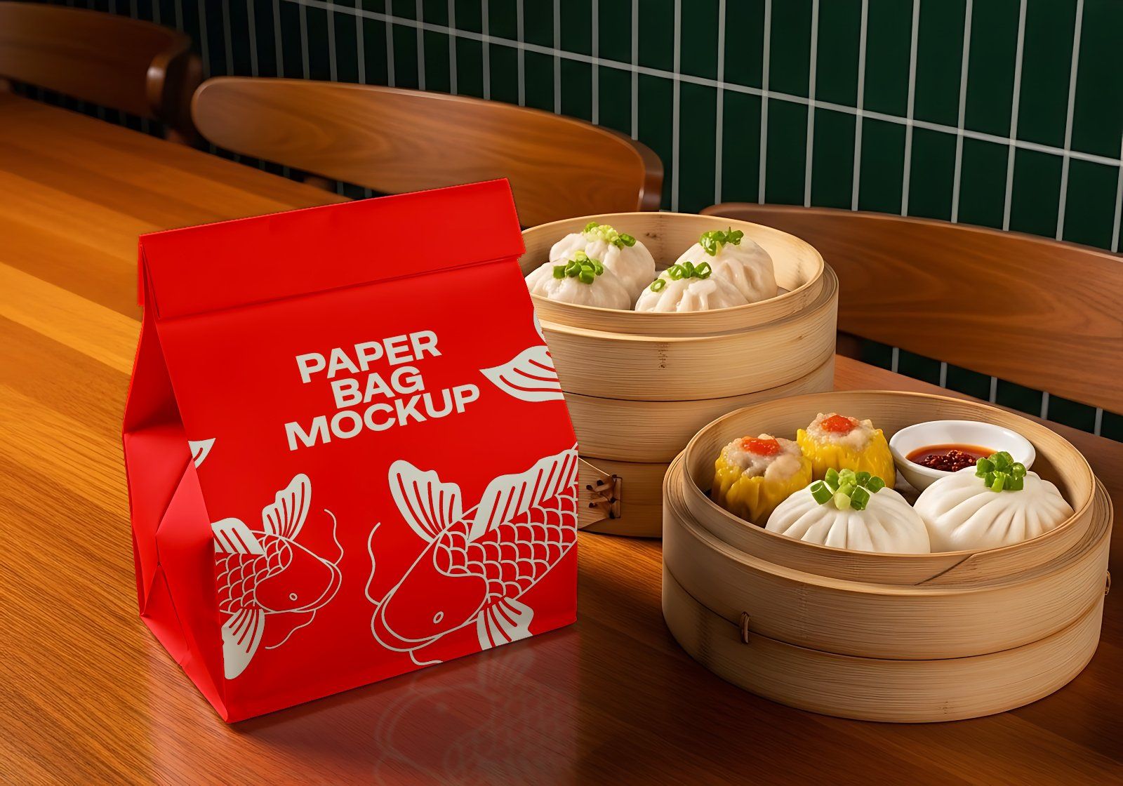 Chinese Restaurant Flyer Mockup – Realistic PSD Template for Food Promotion — image 6