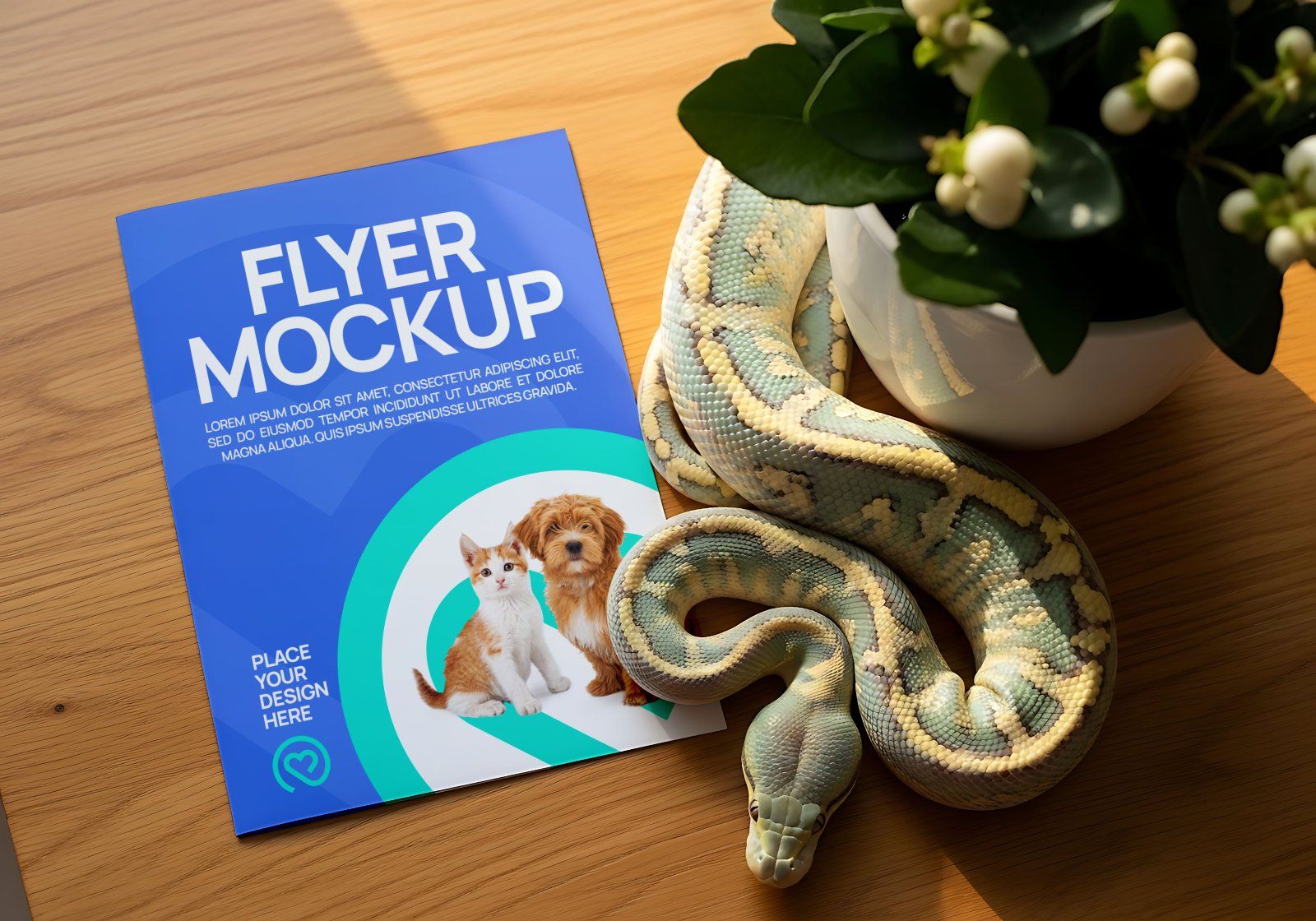 Vet Clinic Mockup Bundle – 15 PSD Templates for Animal Care & Pet Health Branding — image 14