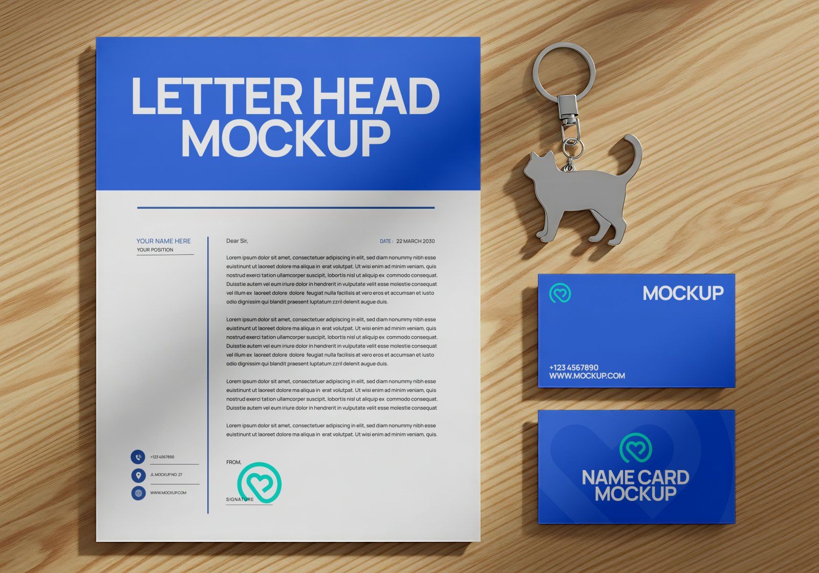 Vet Clinic Mockup Bundle – 15 PSD Templates for Animal Care & Pet Health Branding — image 5