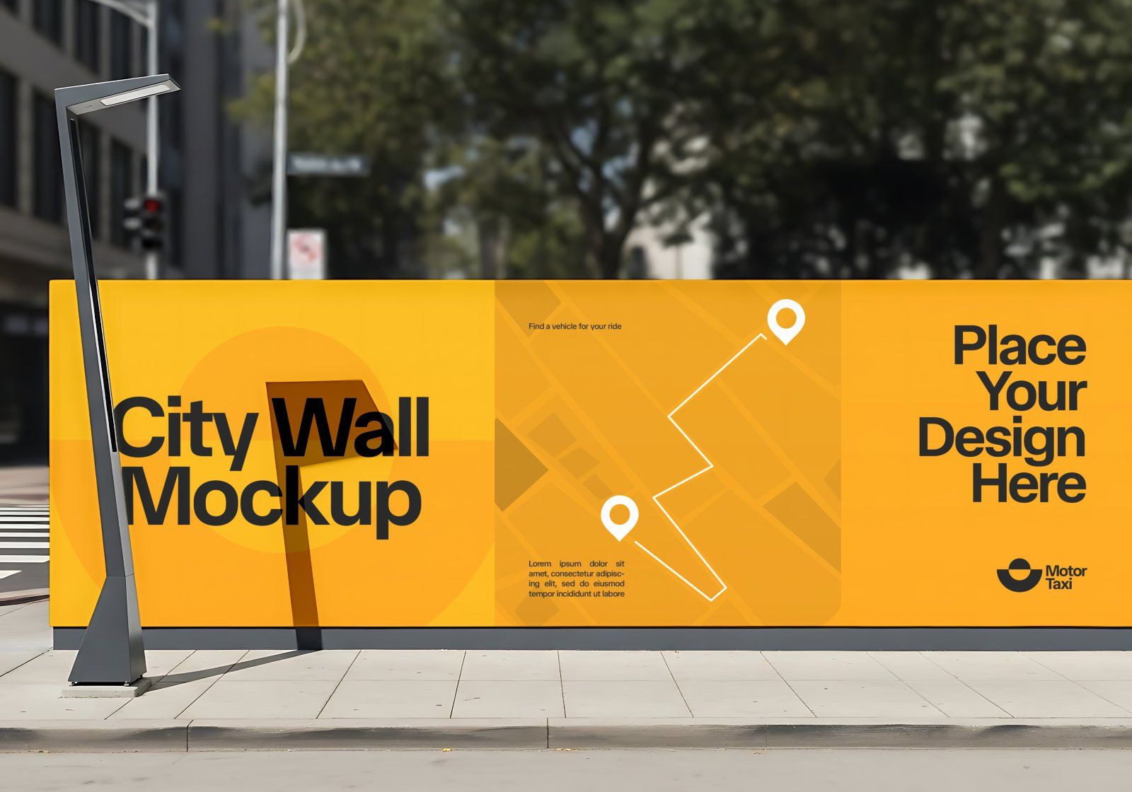 Premium Motorcycle Taxi Online Mockup — image 7