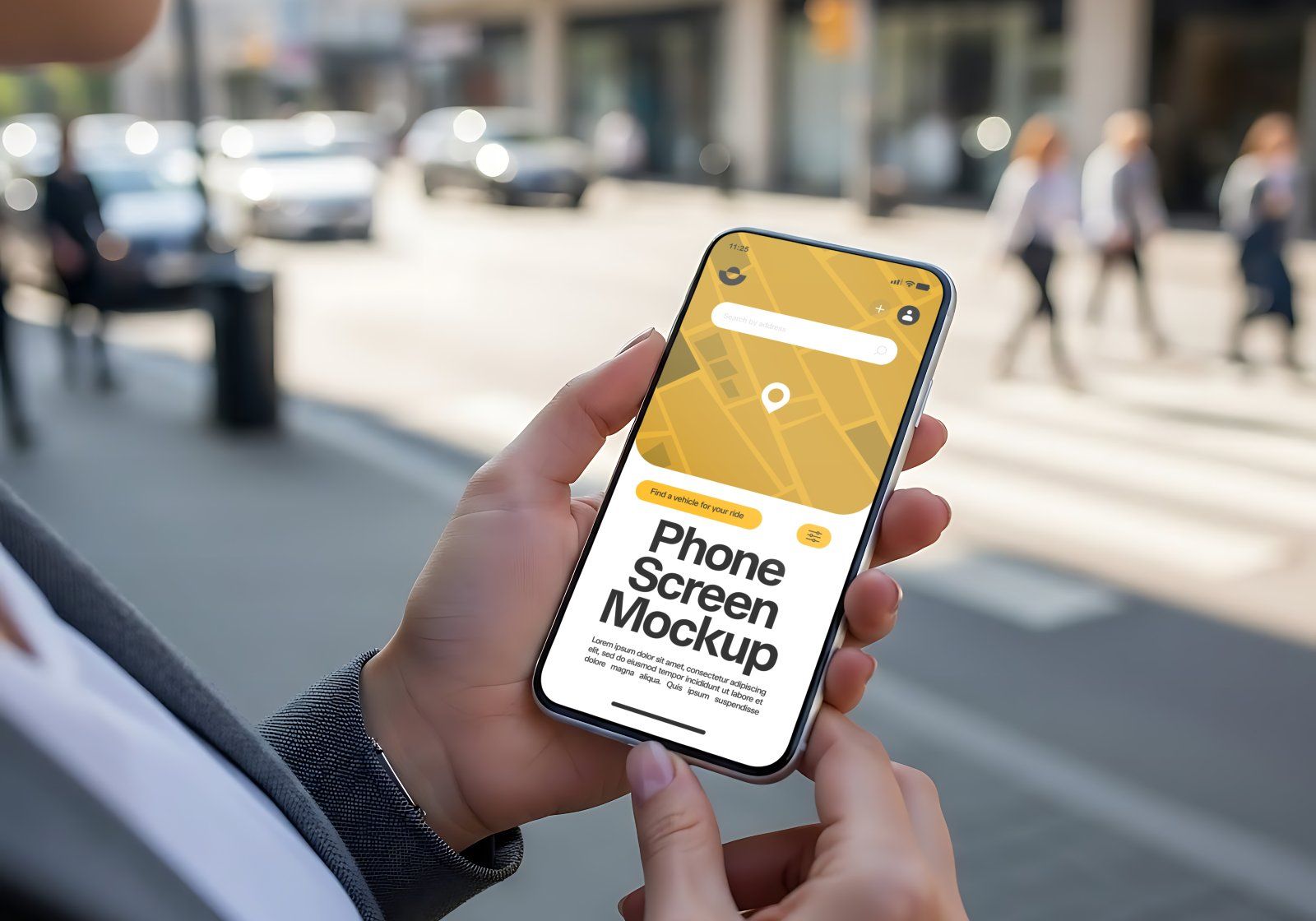 Premium Motorcycle Taxi Online Mockup — image 10