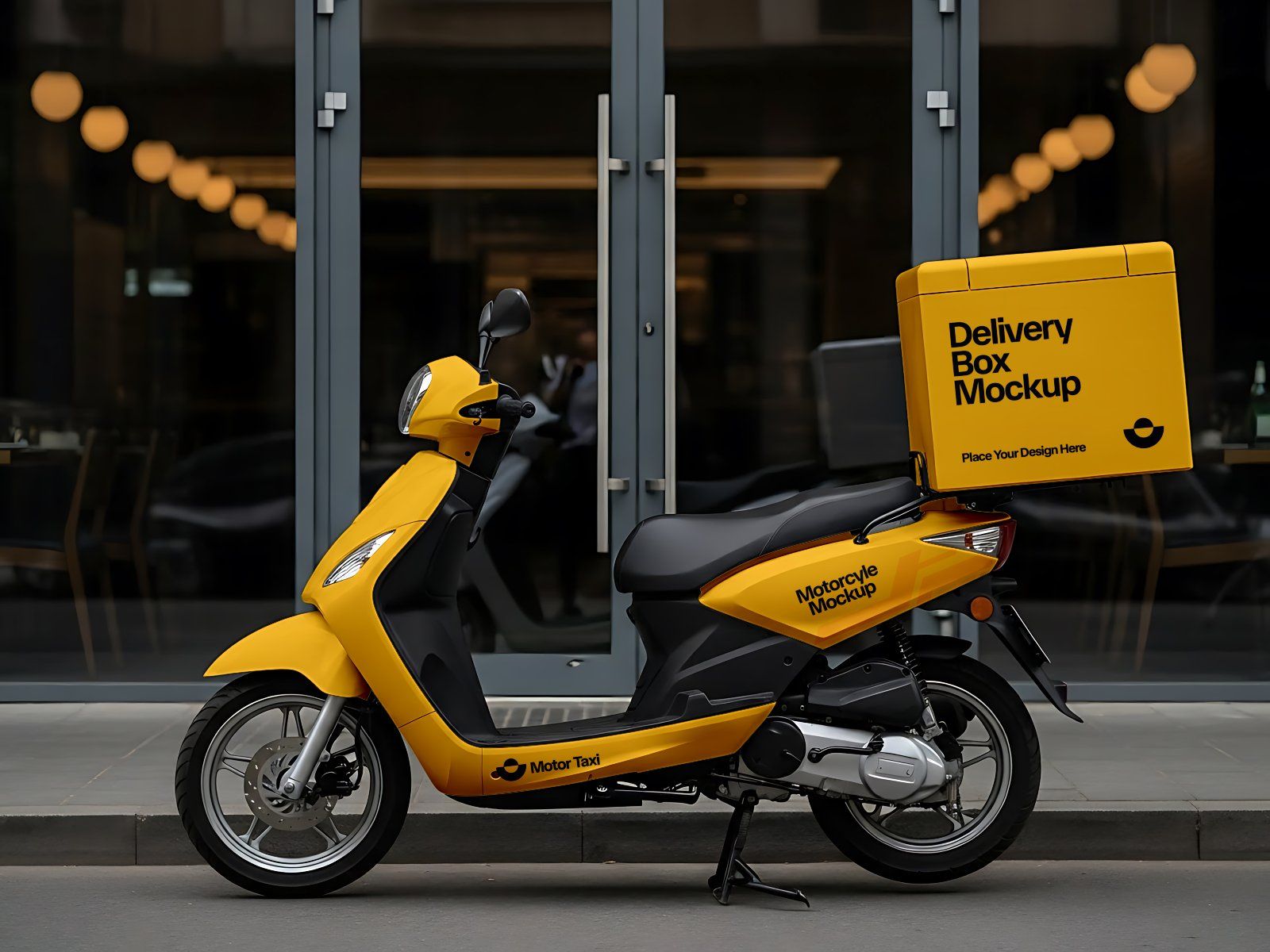 Premium Motorcycle Taxi Online Mockup — image 16
