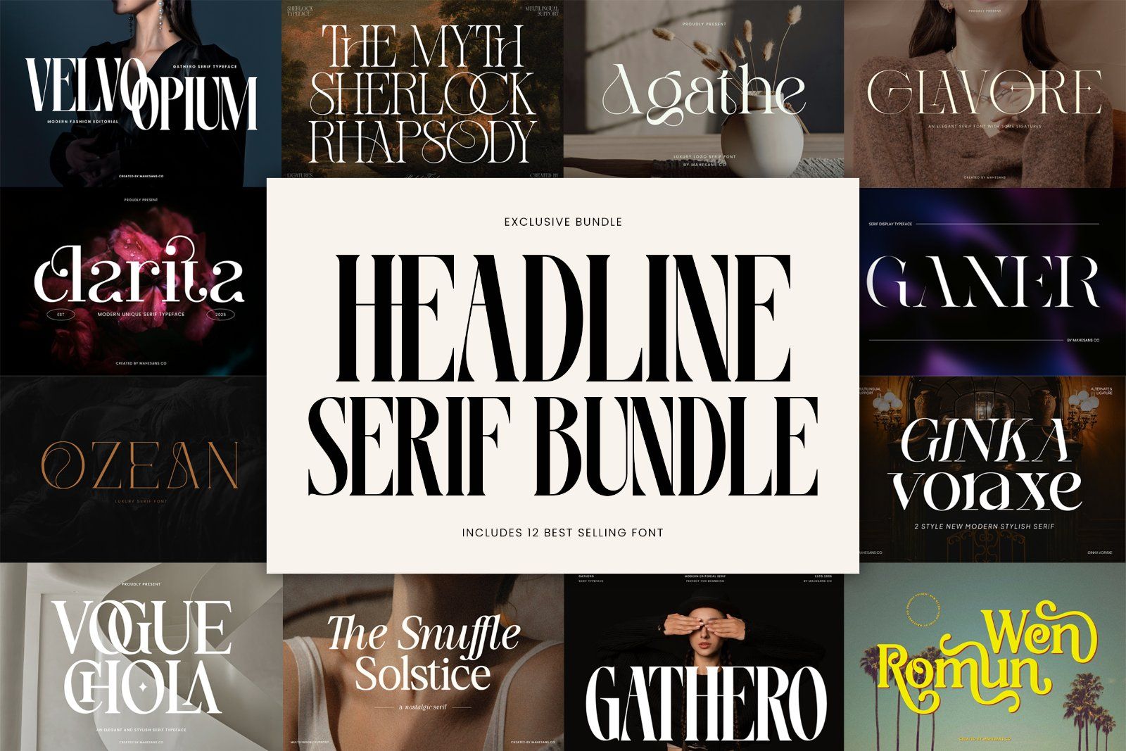 Headline Serif Font Bundle — image 1