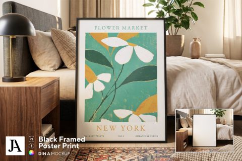 Black Framed Poster | DIN A PSD