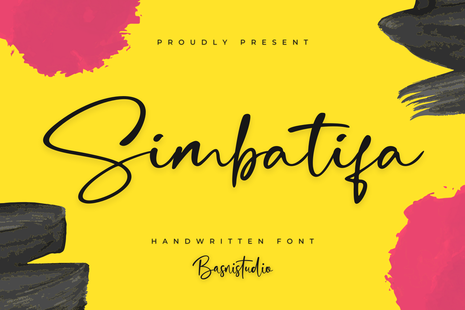 Simbatifa Handwiting Font — image 1